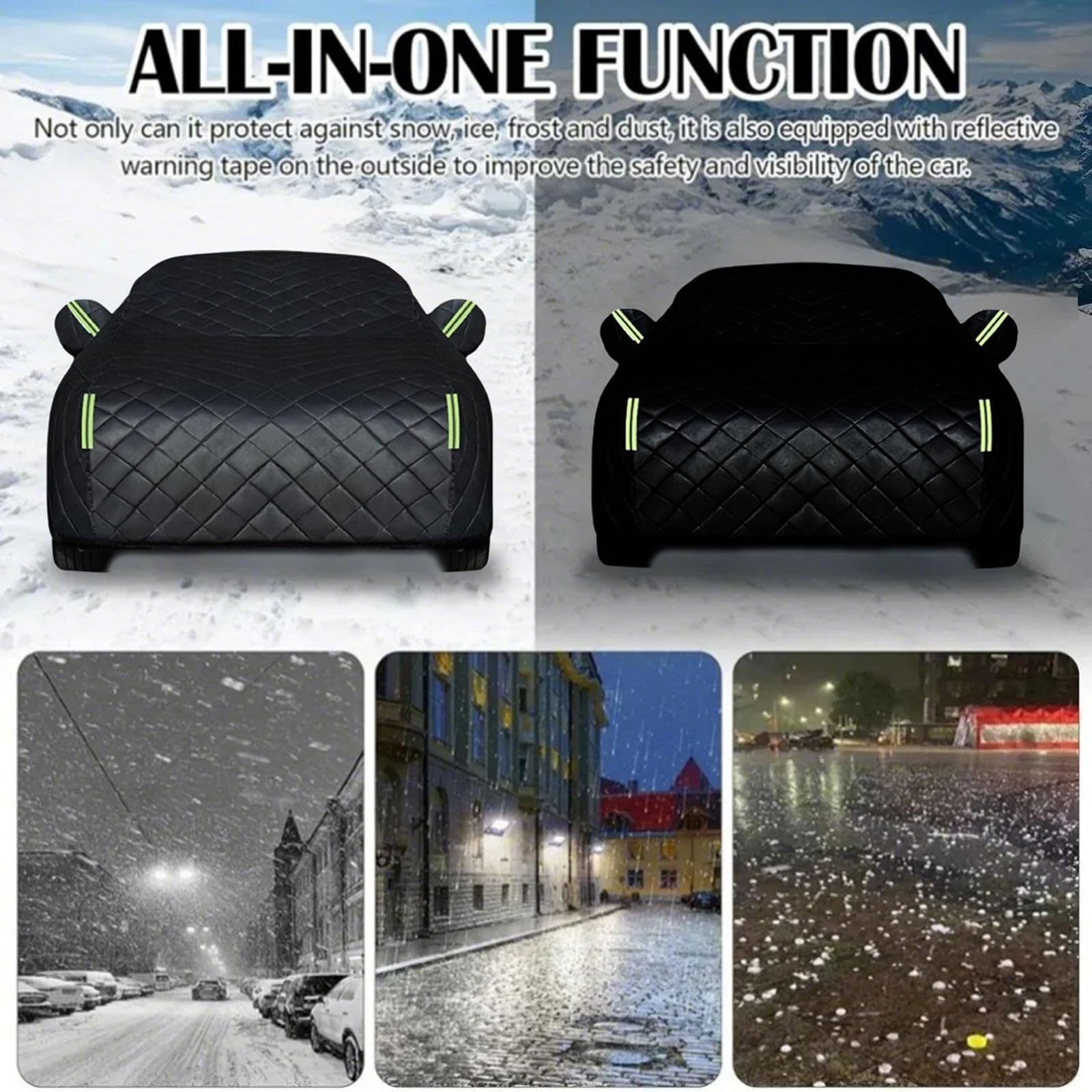 Bâche Voiture Anti-Grêle BMW 3 Series E46 Cabriolet 1997-2007 – Housse Extérieure Étanche, Imperméable, Protection UV & Coupe-Vent