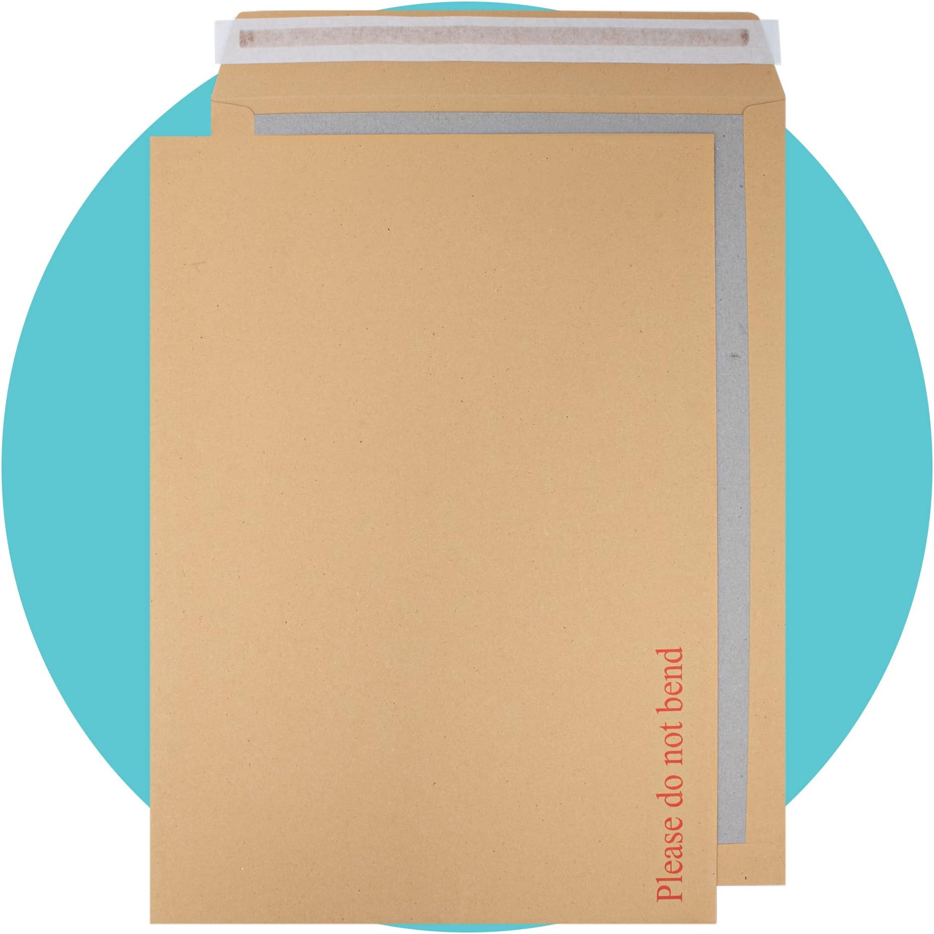 Triplast 50 x A3 C3 Manilla Hard Board Back Envelopes (457x324mm) - Cardboard Backed Mailers with Peel & Seal Strip - Rigid Do Not Bend Envelopes for Mailing Posting Shipping & Storing Documents