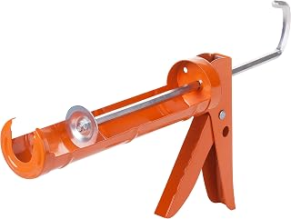 BatesChoice Caulking Gun 10:1 Thrust Ratio - No Drip Ergonomic Hand Caulking Tool for Silicone, Acrylic, Adhesives & More