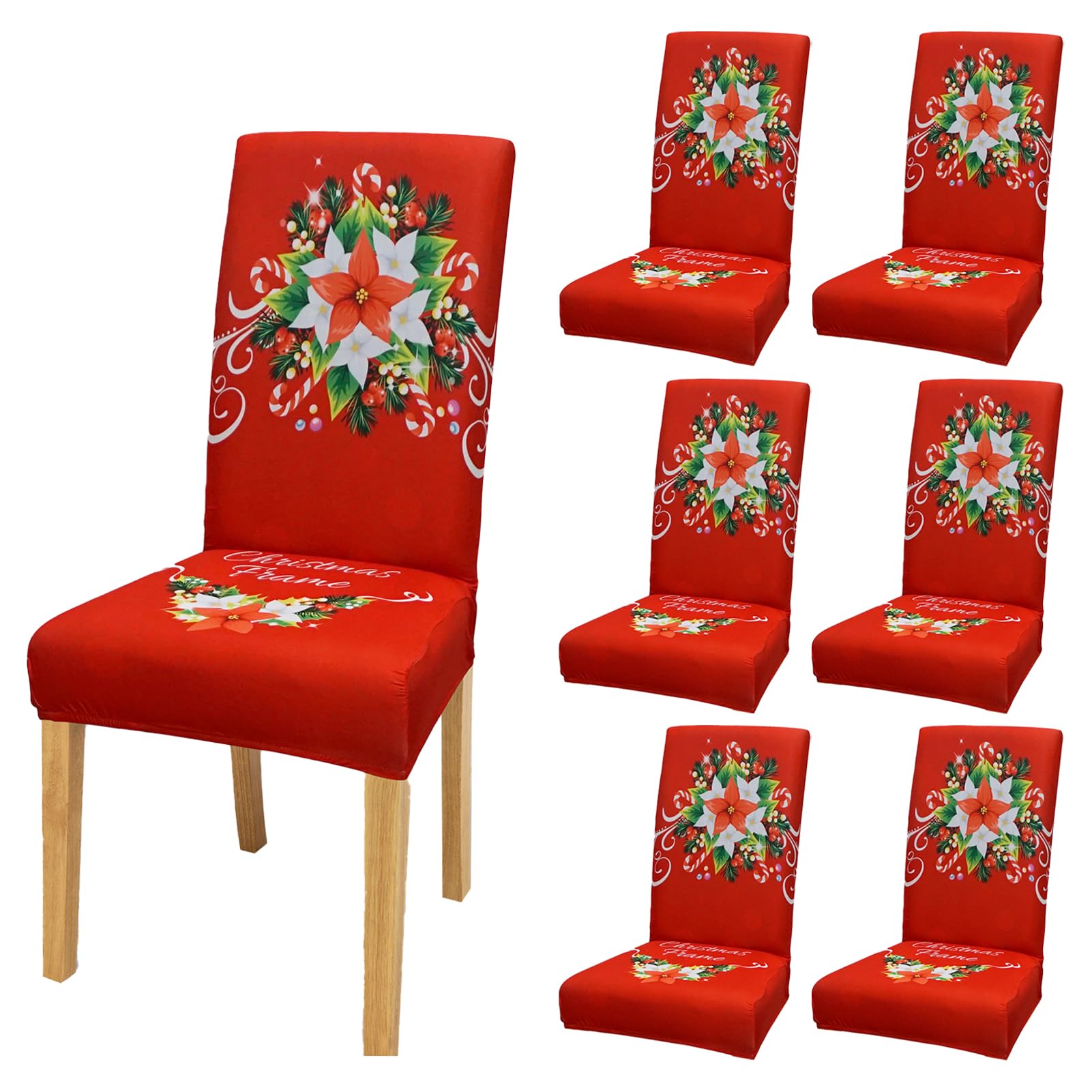 Decoración Comedor Moderna Fundas Elásticas Para Sillas De Comedor - Extraíbles, Lavables, Varios Colores Y Packs (1-8 Uds) Recortables Papel