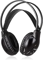 Joanbro 2-Channel IR Wireless Car DVD Headphones for uConnect VES, Odyssey, Pacifica, Tahoe, Suburban - Wired AUX, Lightweight Comfort