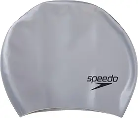 Speedo Touca de natação de cabelo longo de silicone