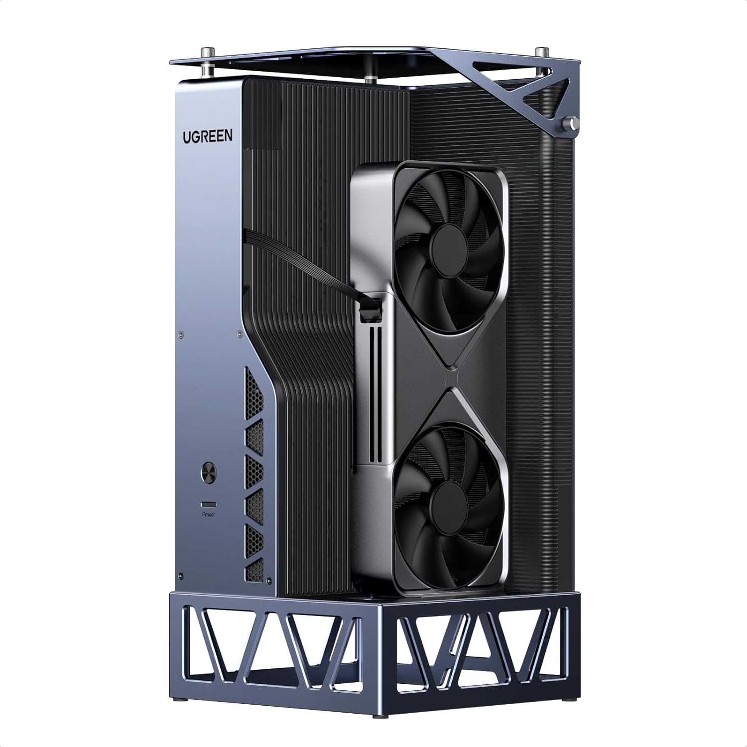 UGREEN External Graphics Dock with 850W Power Supply, 80 Plus® Gold Certification, ATX 3.1 PSU, OCuLink&USB4 | 64Gbps/40Gbps, Compatible with GPUs like NVIDIA/AMD/Intel for Laptops/Handhelds/Mini PCs.