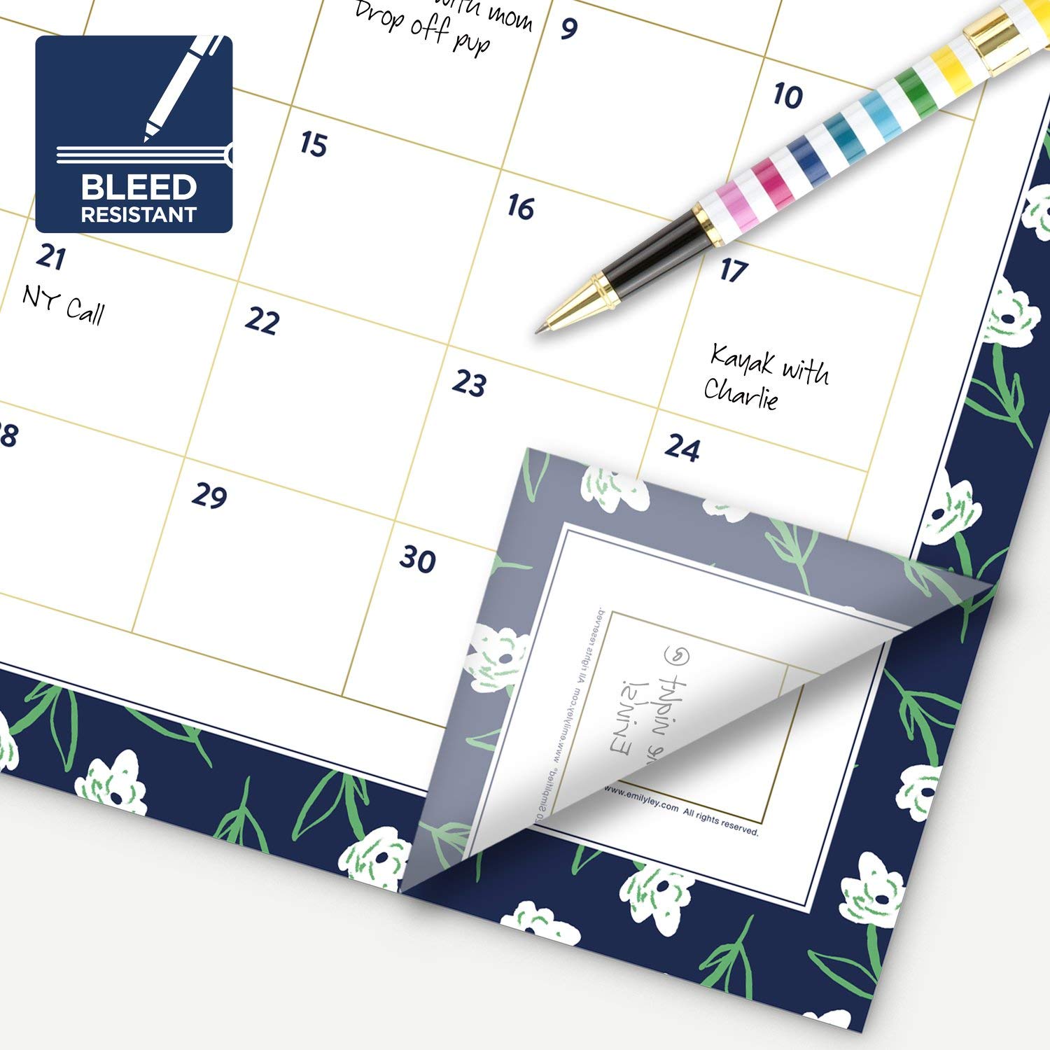 2022 Desk Calendar Simplified By Emily Ley For At A Glance - View #2