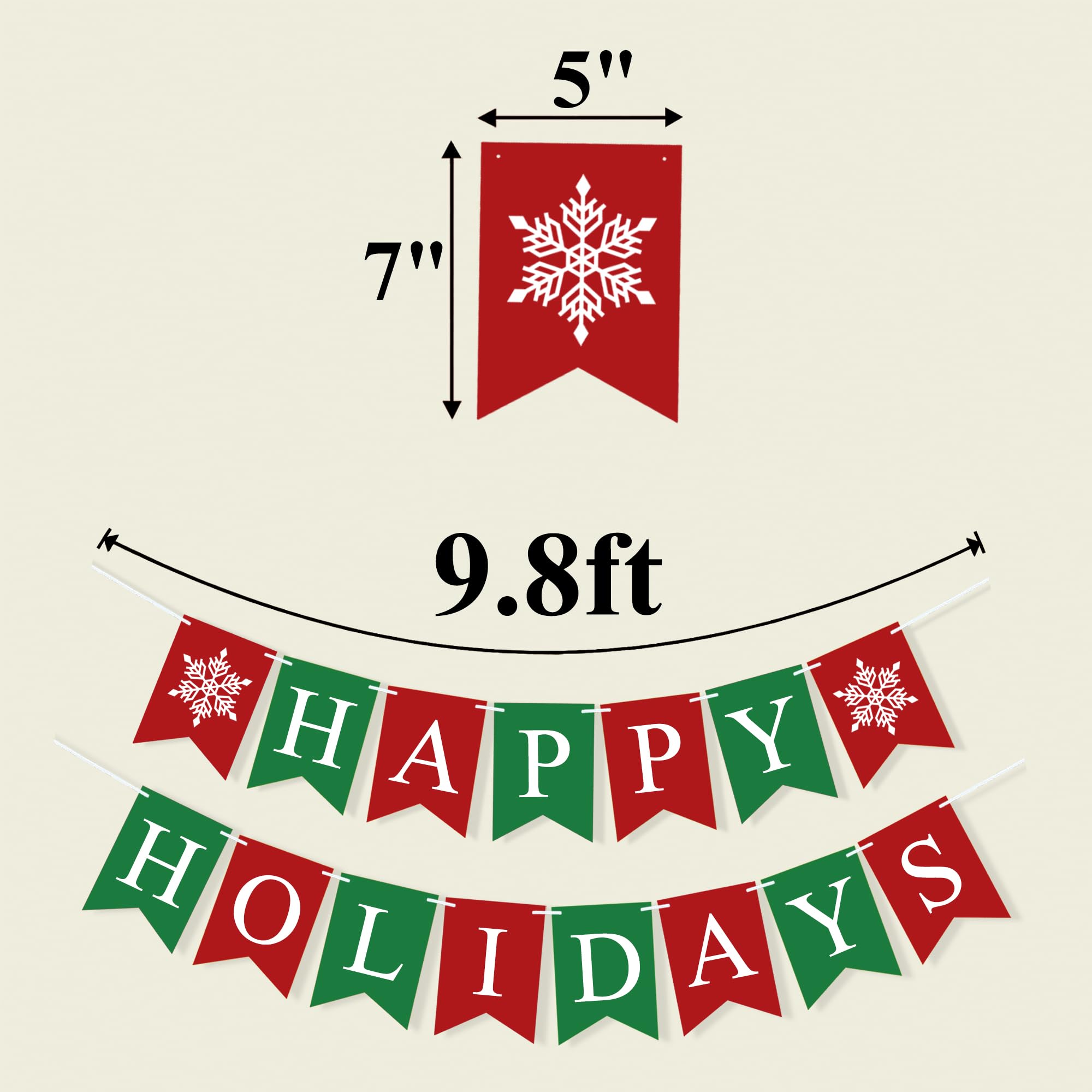 amazon-com-fakteen-happy-holidays-banner-merry-christmas-decorations-green-red-christmas-banner-paper-bunting-xmas-holiday-decorations-new-year-outdoor-indoor-home-office-decor-home-kitchen for Free Happy Holidays Banner Printable Amazon.com: FAKTEEN Happy Holidays Banner Merry Christmas Decorations, Green Red Christmas Banner Paper Bunting Xmas Holiday Decorations New Year Outdoor Indoor Home Office Decor : Home & Kitchen for Free Happy Holidays Banner Printable