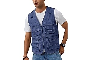 Gihuo Elite Utility Vest: Tackle Outdoor Adventures with Multi-Purpose Convenience