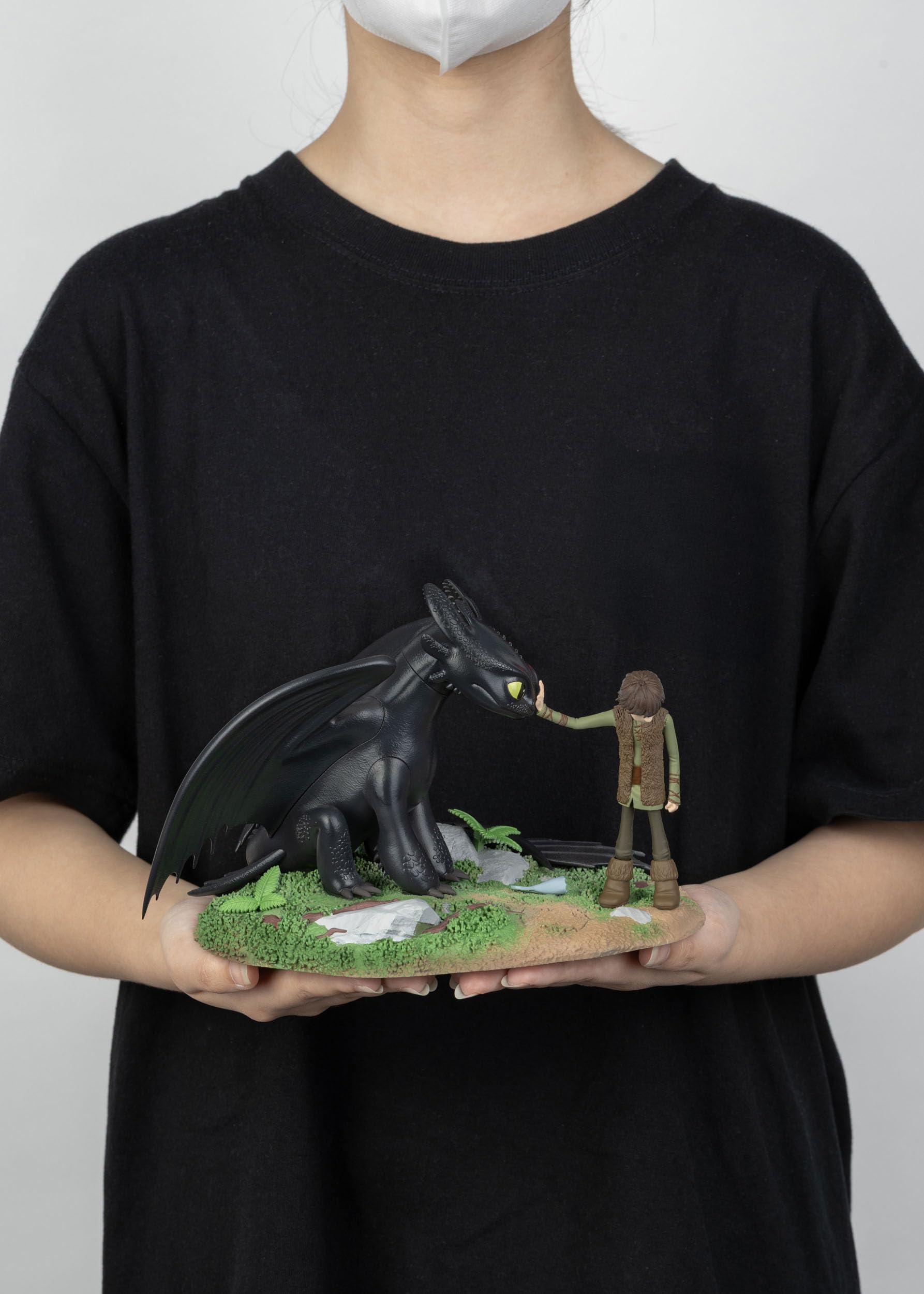 Beast Kingdom Drachenzähmen leicht gemacht - D-Stage - Ohnezahn & Schluckauf-Statue