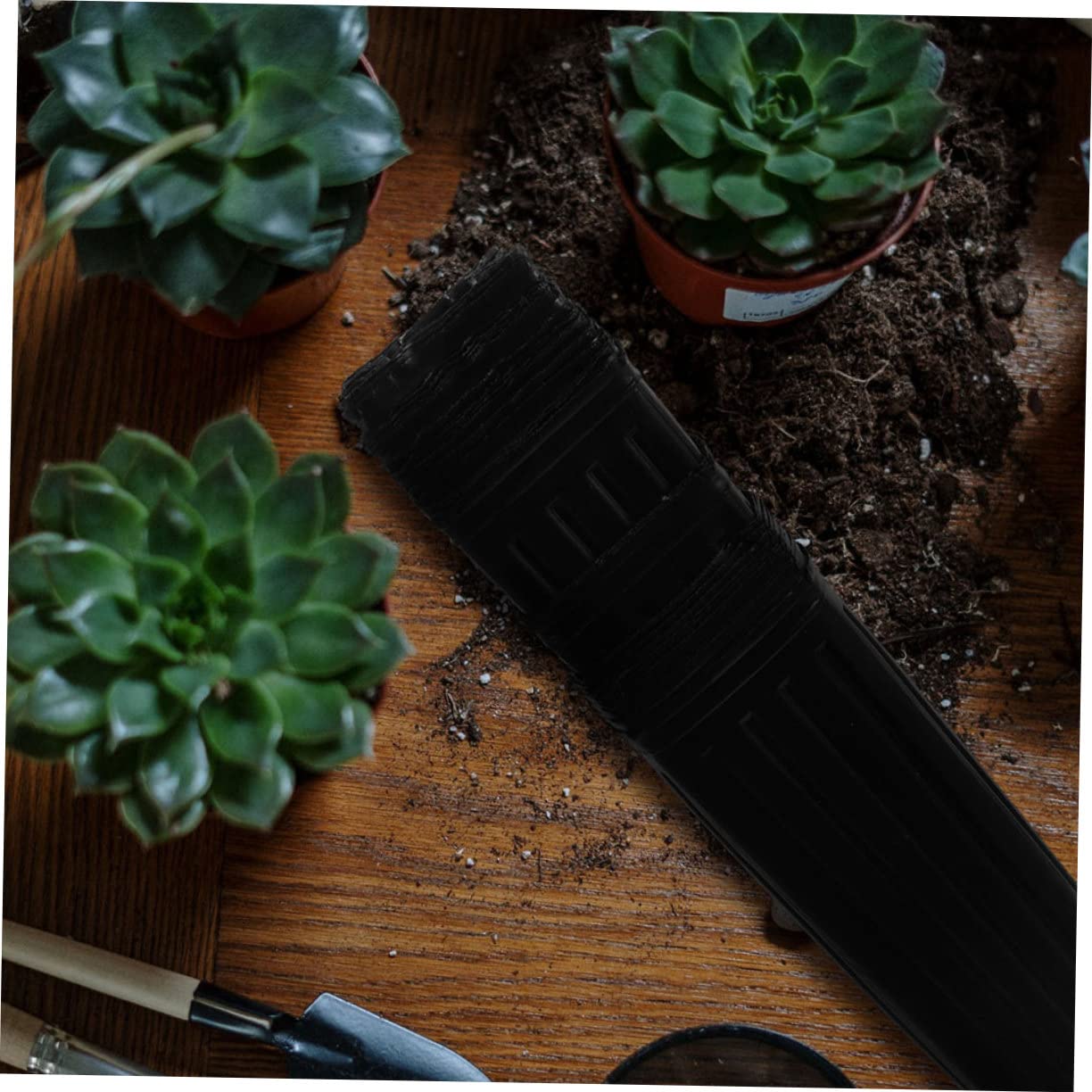 BESPORTBLE Macetas para Plantas 60piezas Copa de Cultivo de Plantas Negro 30X10X10Cm Protección de Permeabilidad al Agua Adecuado para Árboles y Hortalizas