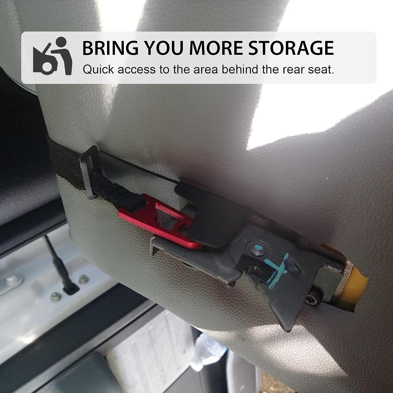 Rear Seat Release Kit Strap Replacement Stop Safety Lanyard