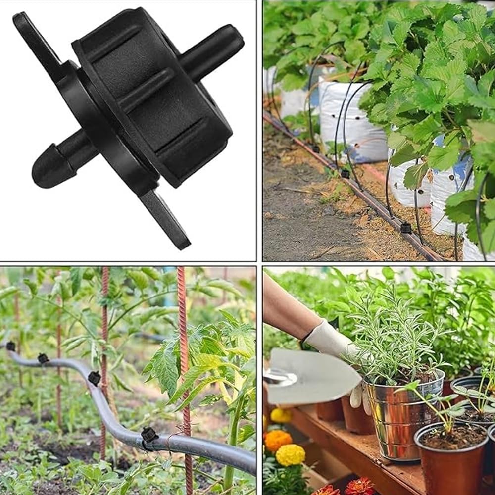 Suinga Set di 1000 Gocciolatore per irrigazione autocompensante da 4 litri/ora, smontabile. Gocciolatore pizzicato adatto per microirrigazione