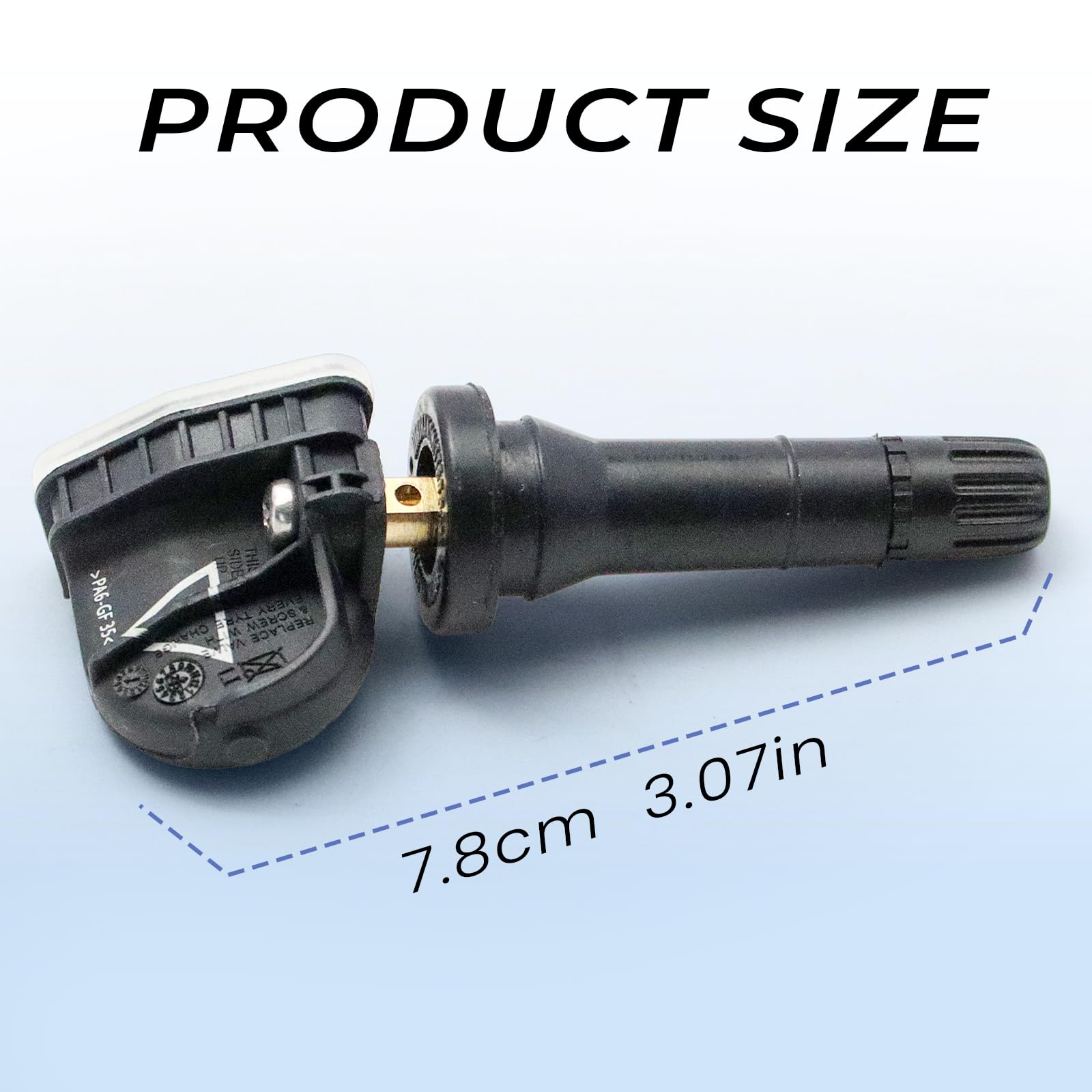 4 sensori di pressione degli pneumatici con sistema di monitoraggio della pressione degli pneumatici da 433 MHz, sensore TPMS 2036804 per Galaxy S-Max Edge Fiesta Mondeo Mustang sensori RDKS 2318453