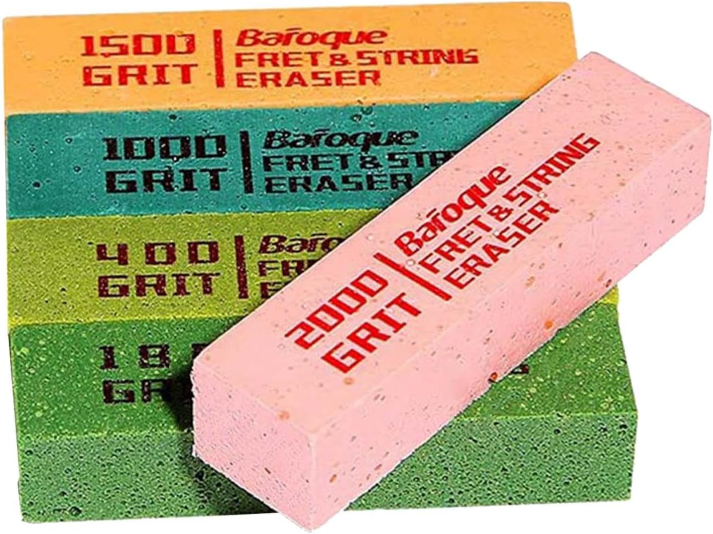 5 Pieces Fret Erasers Fret Polishing Cleaner Guitar Maintenance Tool,Luthier Tools for Eletric Guitar
