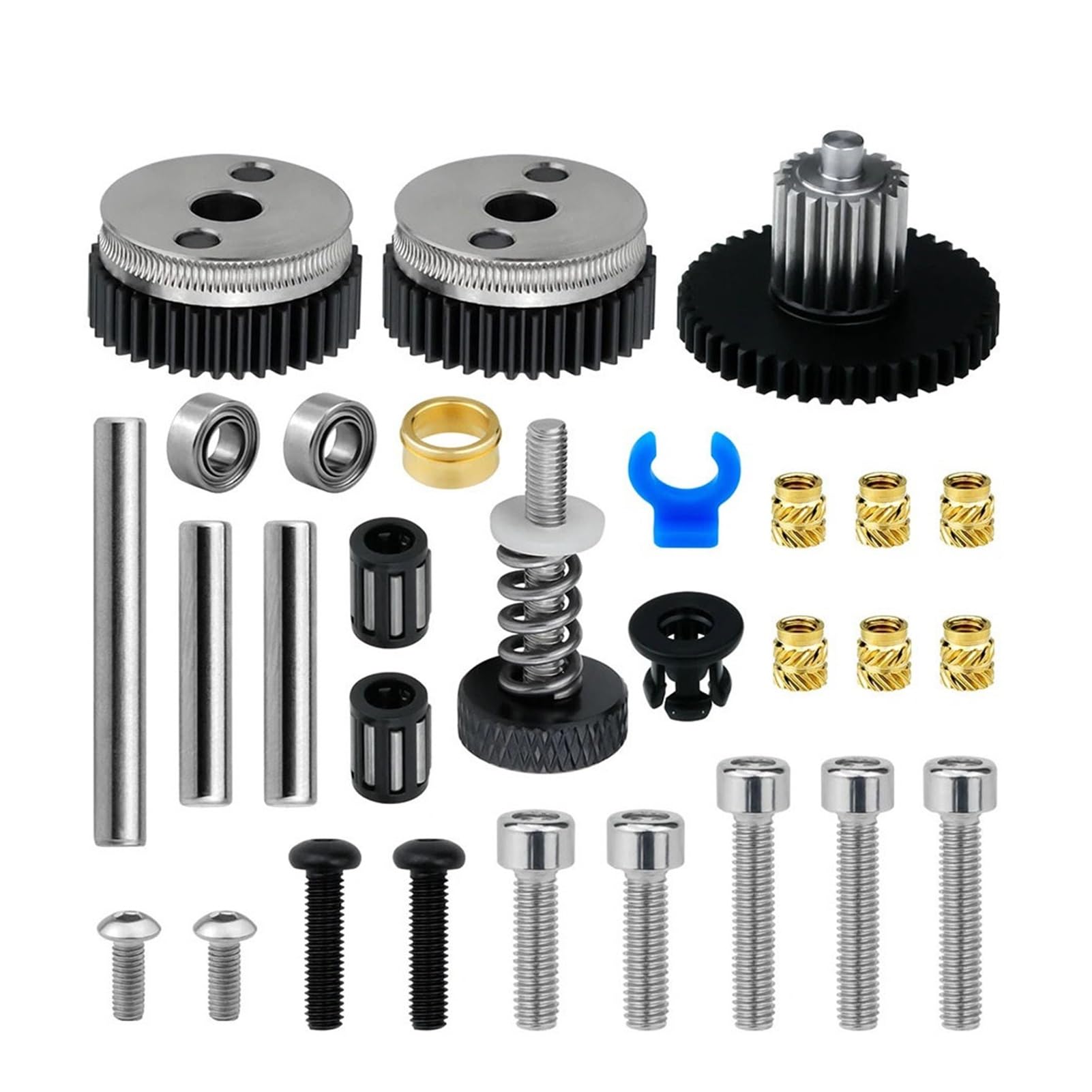 Extrusora LITE de acero endurecido con engranaje reductor, accesorios for impresora 3D, piezas aluminio y metal(Gear set)