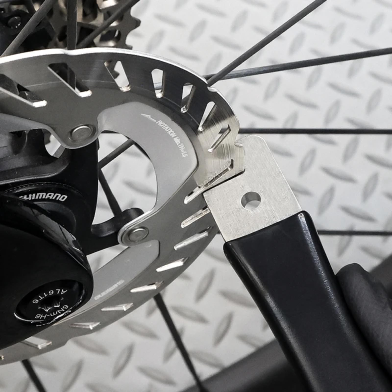TerchPilet Hydraulische Kolbenpresse Fahrrad Scheibenbremse Reparatur Werkzeug Kit - 4-teiliges Set mit Rotor Truing Fork & Bremspaltregler - MTB & Rennrad Bremssattel Ausrichtungswerkzeug