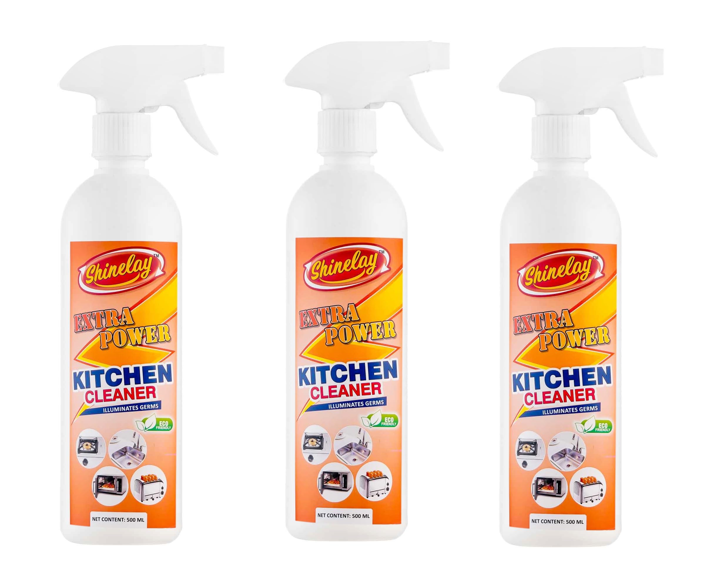 Shinelay Kitchen Cleaner Degreaser | Kitchen All-Round Surface | Chimney Degreaser | Glass Stove Top Cleaner | Grease Removal | Kitchen Oil Stain Remover| 500ml. (Pack of 3) (B0CD3ZW1RG) Amazon Price History, Amazon Price Tracker