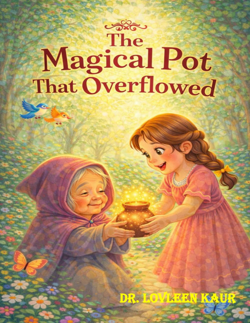 The Magical Pot That Overflowed: A Bedtime Moral Story for Kids About Greed, Sharing, and Kindness (Greed Stories for Kids, Volume 2: Golden Lessons from Classic Moral Tales)