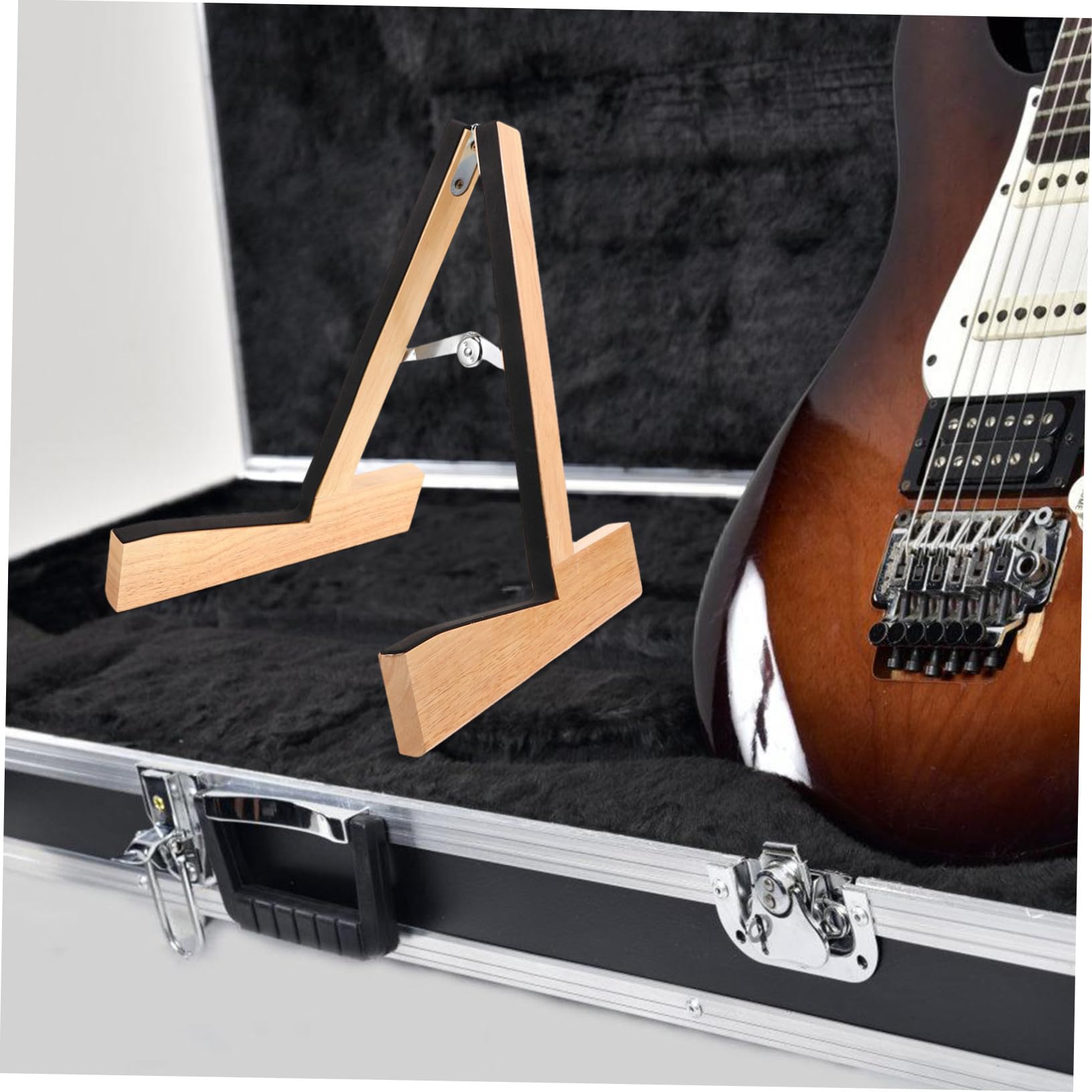 Ipetboom Stojący Stojak Na Instrumenty Muzyczne Koncerty Drewno Do Gitar Akustycznych Stabilnych W Podróży Stabilnych W Pionie Lekkich I Wytrzymałych Podczas Podróży