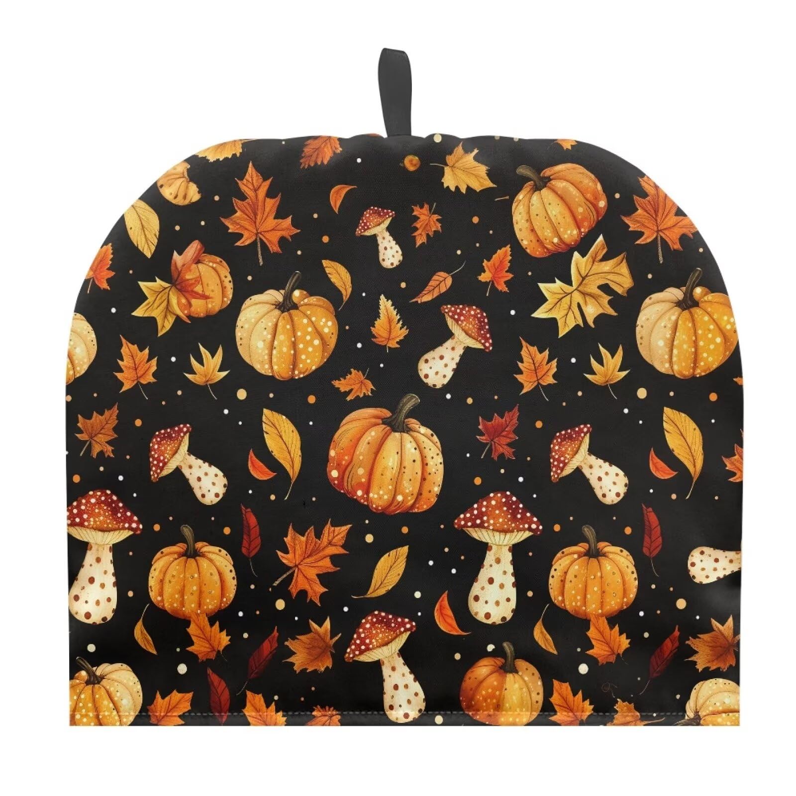 Mushroom Maple Pumpkin Tea Cozy Insulated Teapot Covers Keep Warm Tea Cozies Covers Kitchen Accessories Tea Kettle Quilt for Dining Table Hotel Tea Party Restaurant Thanksgiving Decor