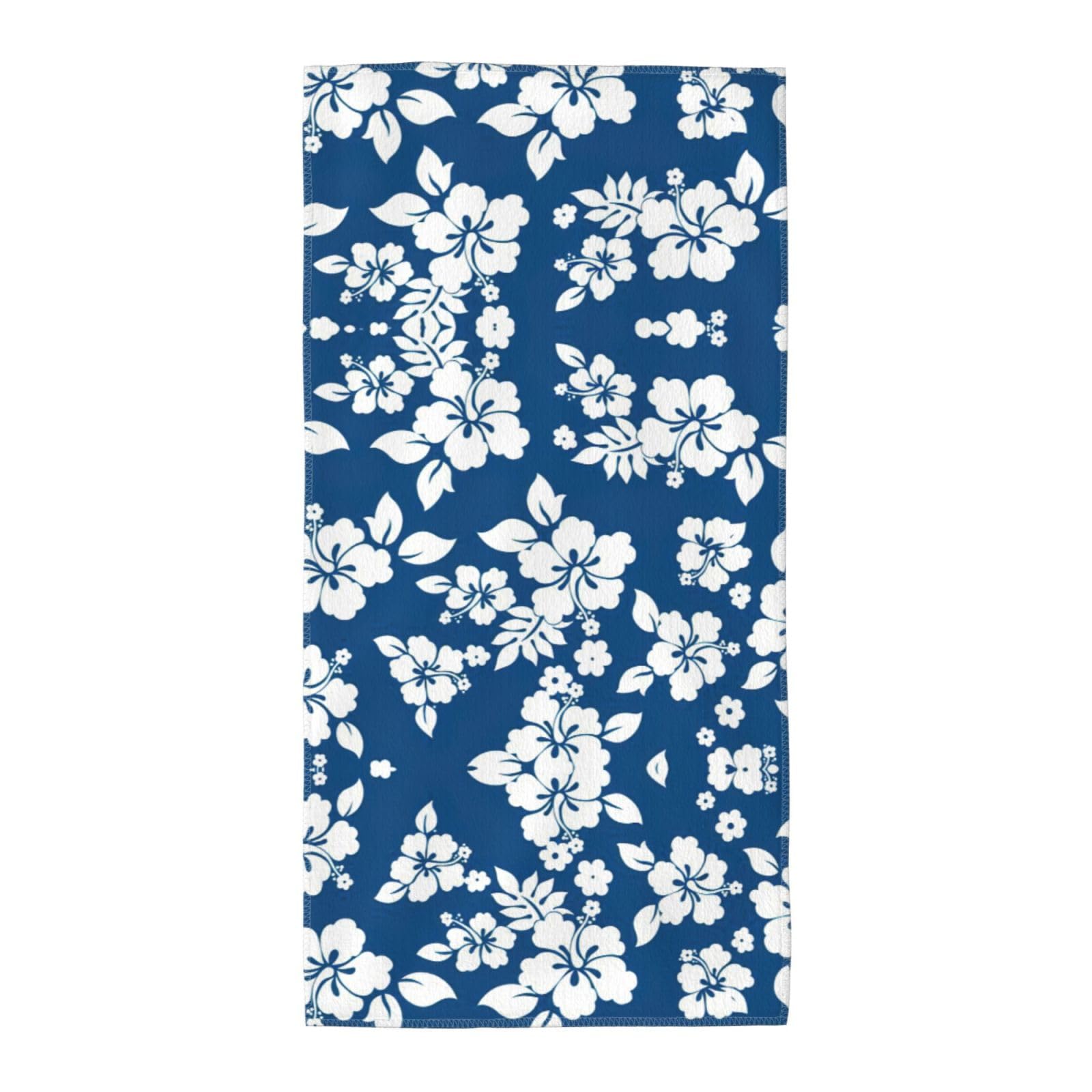 WYCZHY Hawaii Flower Printed Quick Dry Beach Towel For Camping Travel Vacation