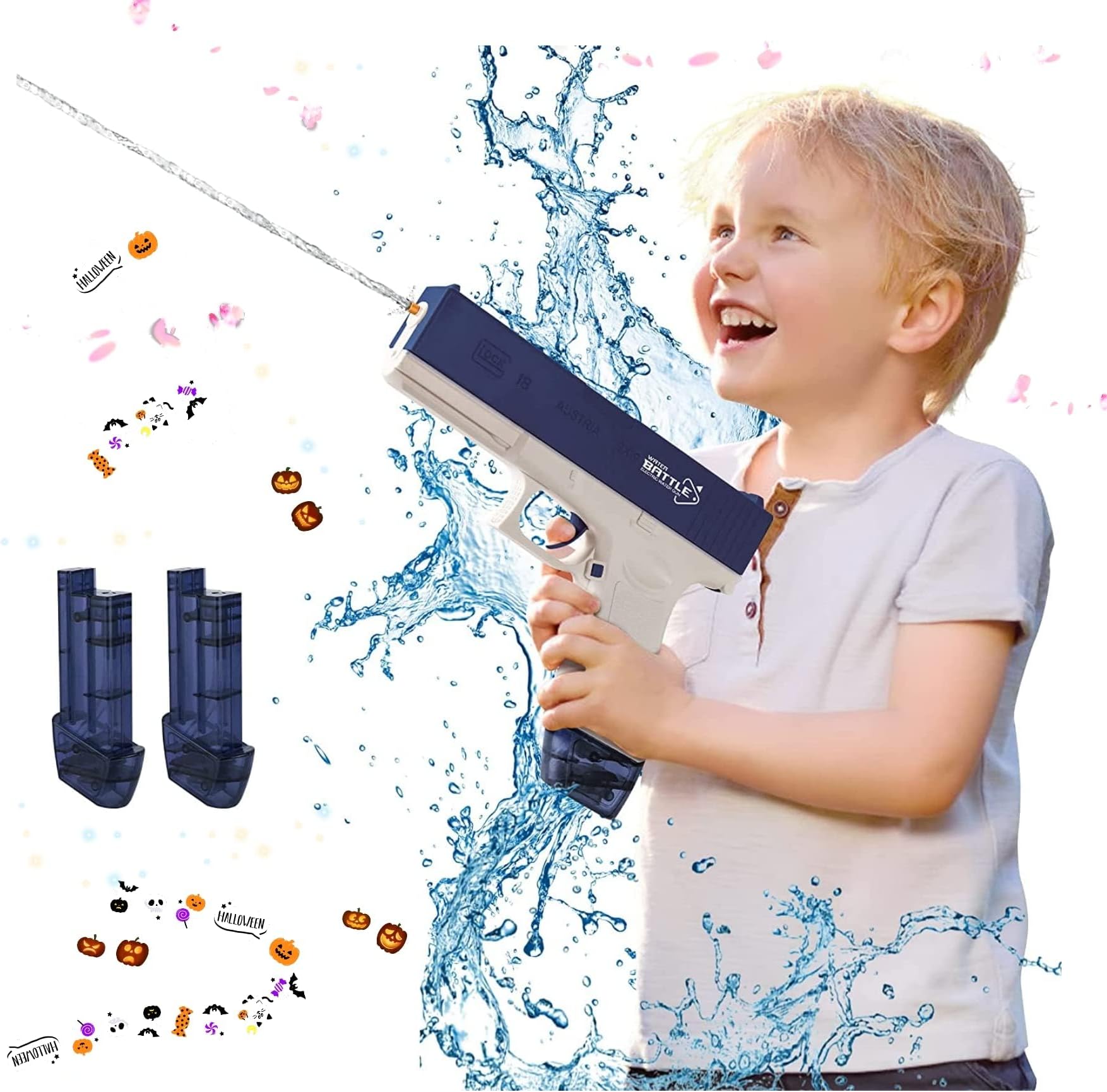 Electric Water Guns for Kids Ages 8-12[32FT Range] Automatic Squirt Guns for Boys,Water Soaker Gun Toy,Water Squirters for Kids & Adults Summer Pool Beach Party Water Blasters for Kids