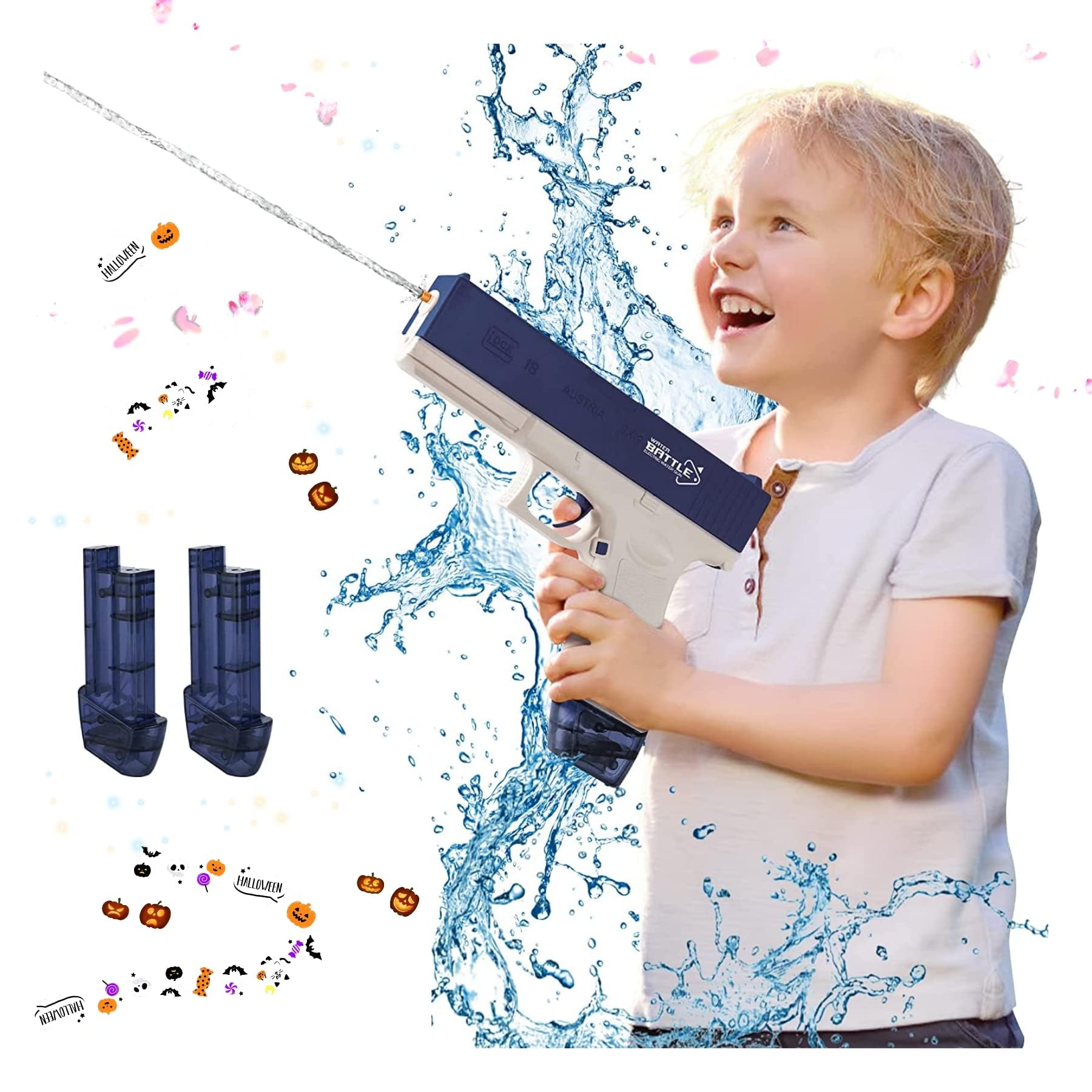 Electric Water Guns for Kids Ages 8-12[32FT Range] Automatic Squirt Guns for Boys,Water Soaker Gun Toy,Water Squirters for Kids & Adults Summer Pool Beach Party Water Blasters for Kids