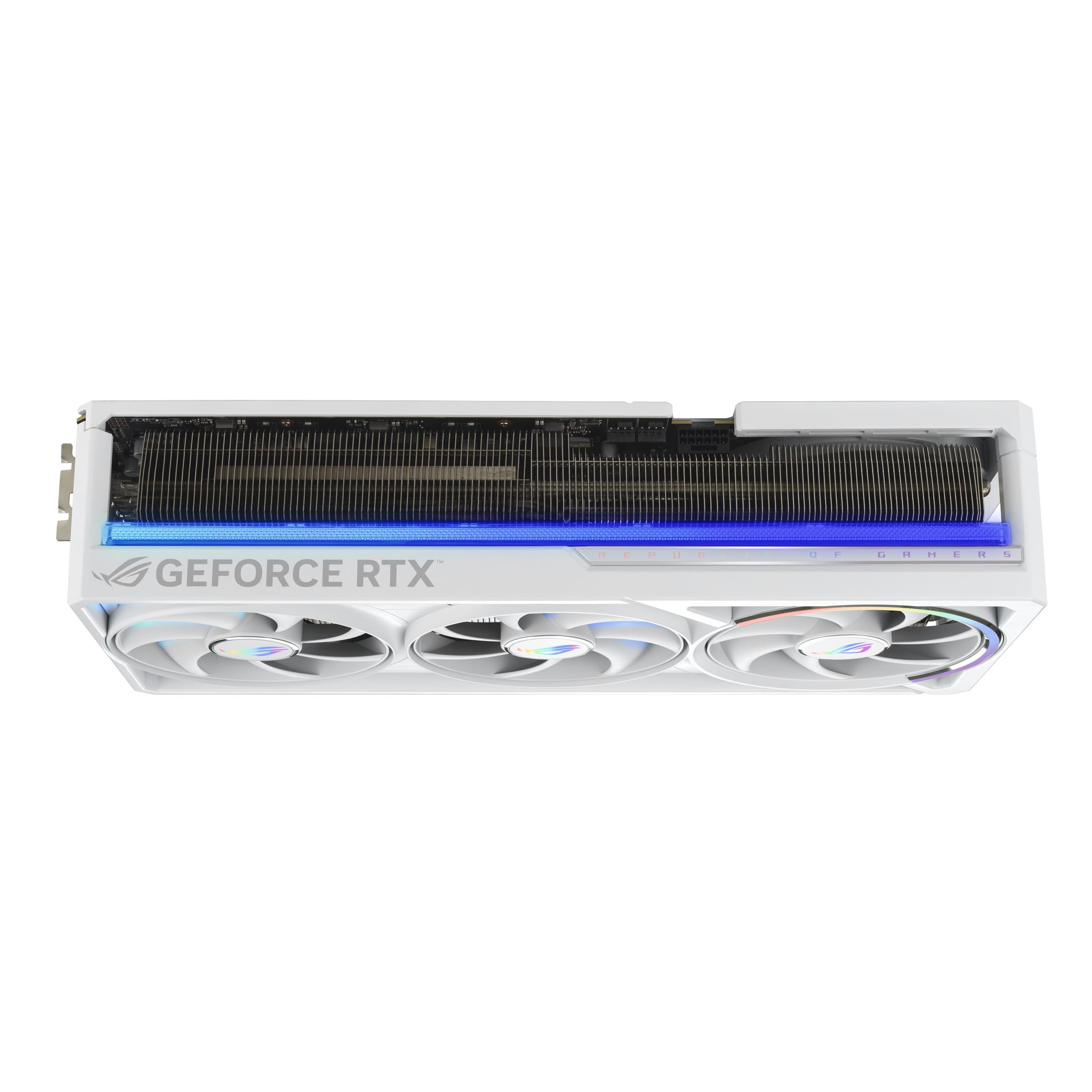ASUS ROG Astral GeForce RTX 5090 Carte Graphique GDDR7 White OC Edition Gaming, 4 Ventilateurs, PCIe 5.0, 3 x DP 2.1b, 2 x HDMI 2.1b, Blanc