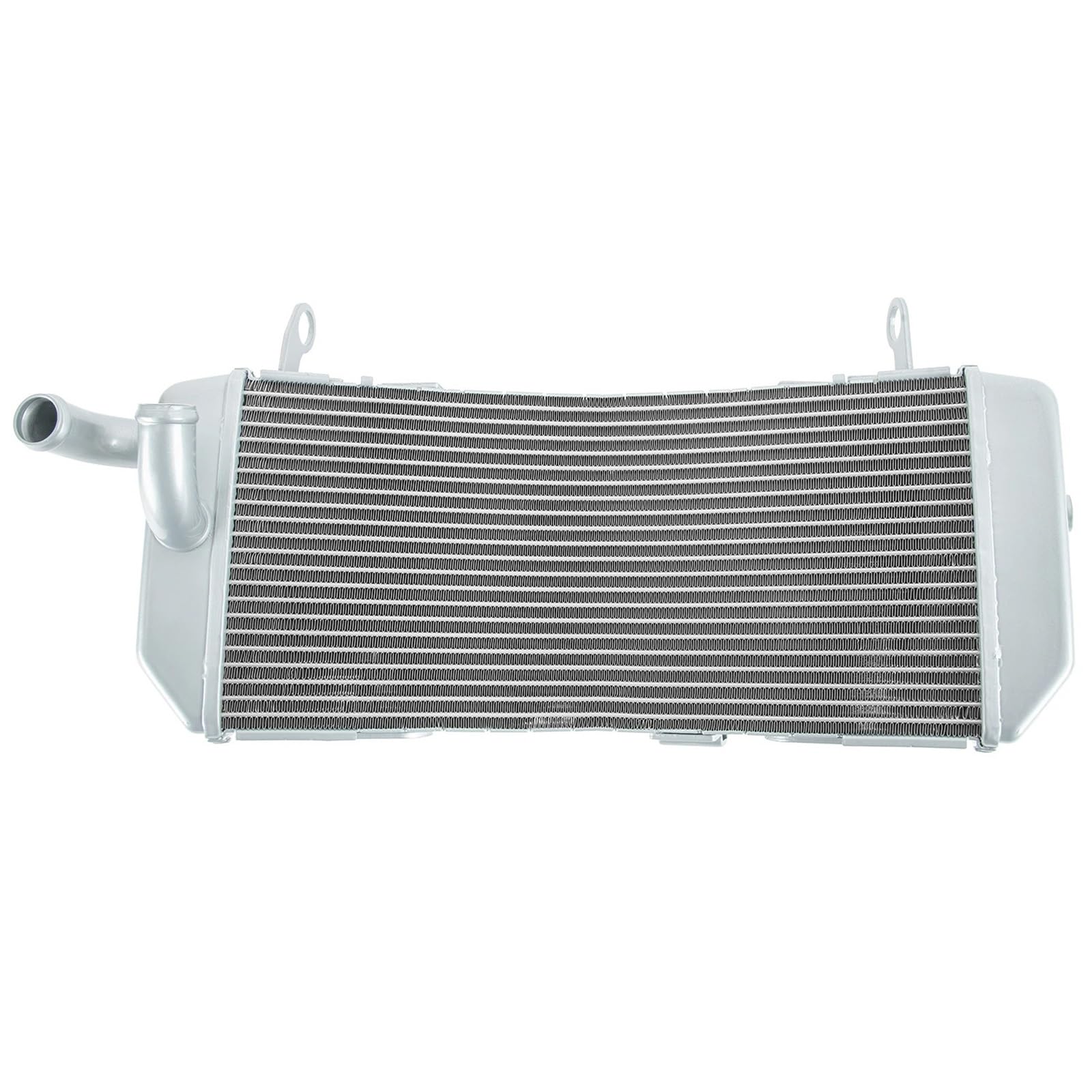 Lkhjdbiy Silver Inlet Turbo Intercooler Hose Fit For T-Max Tmax 560 530 Motorcycle Replacement Radiator Cooler Aluminium Cooling Water Tank(Silver)