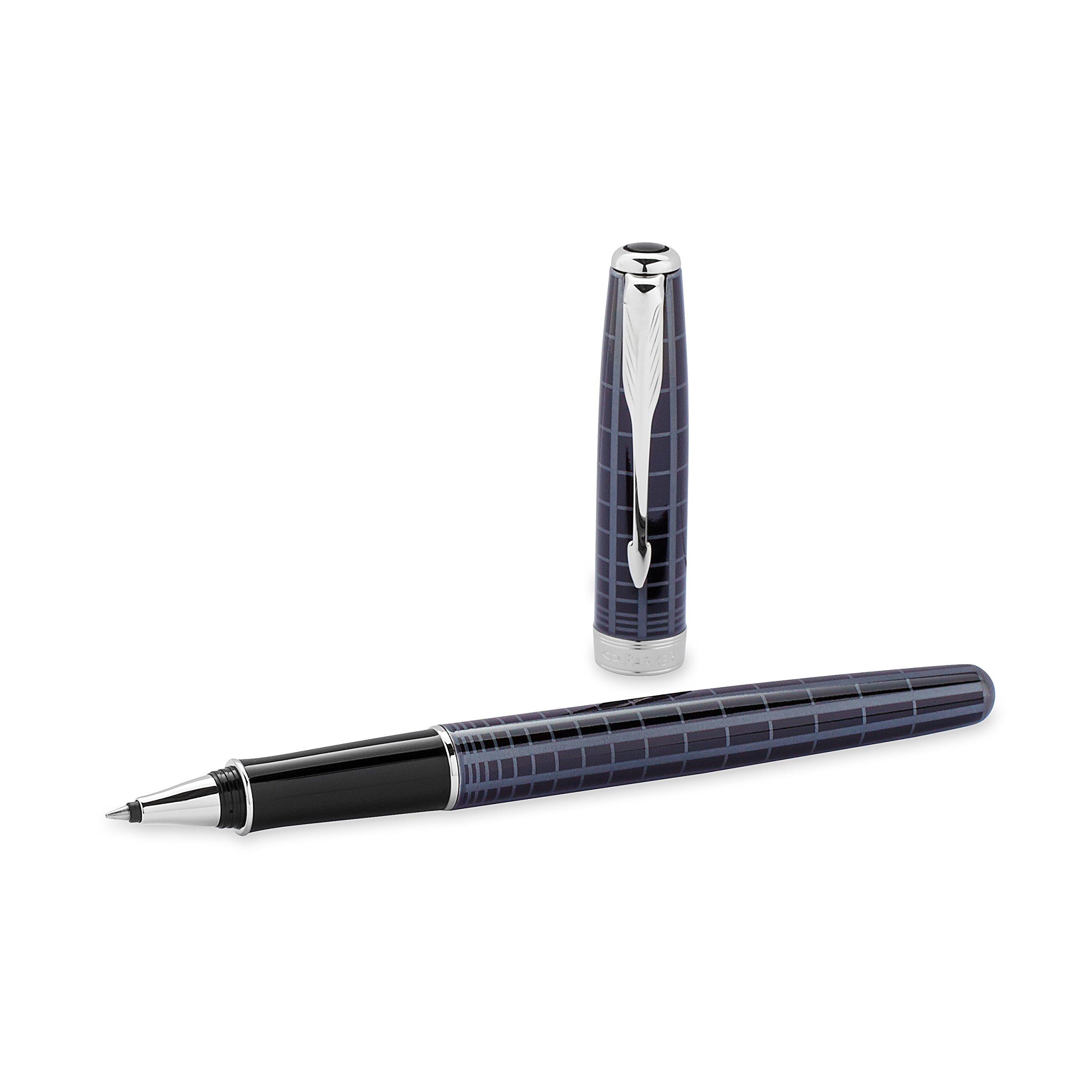 Parker Dark Gray Lacquer with Palladium-plated Trim, Rollerball Pen with Fine Black refill (S0912410)