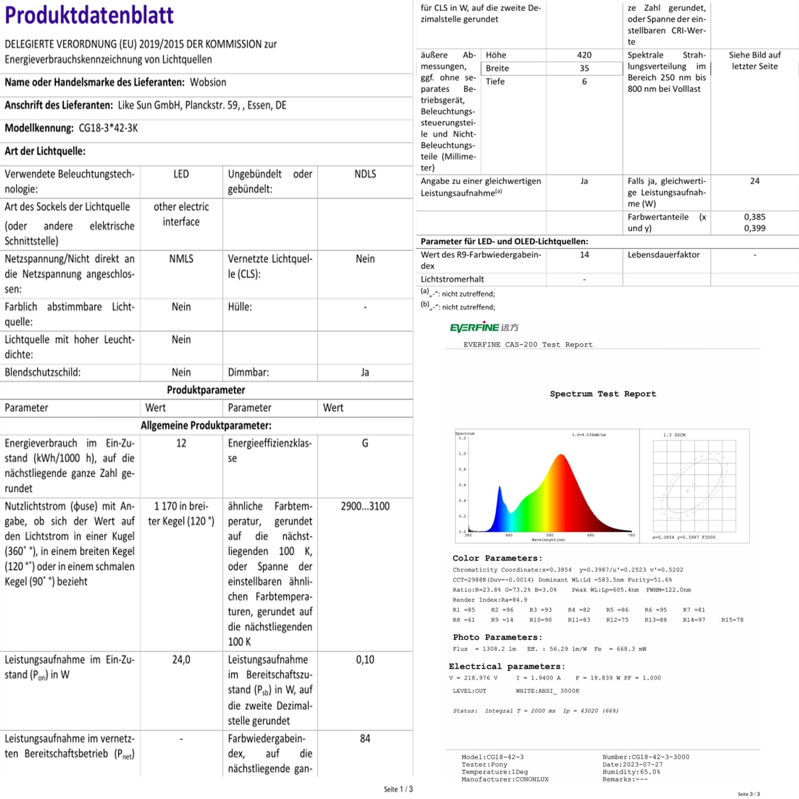 HEITRONIC LED Unterbauleuchte MECANO 600mm – 9W, Warmweiß 3000K, Energieklasse A+