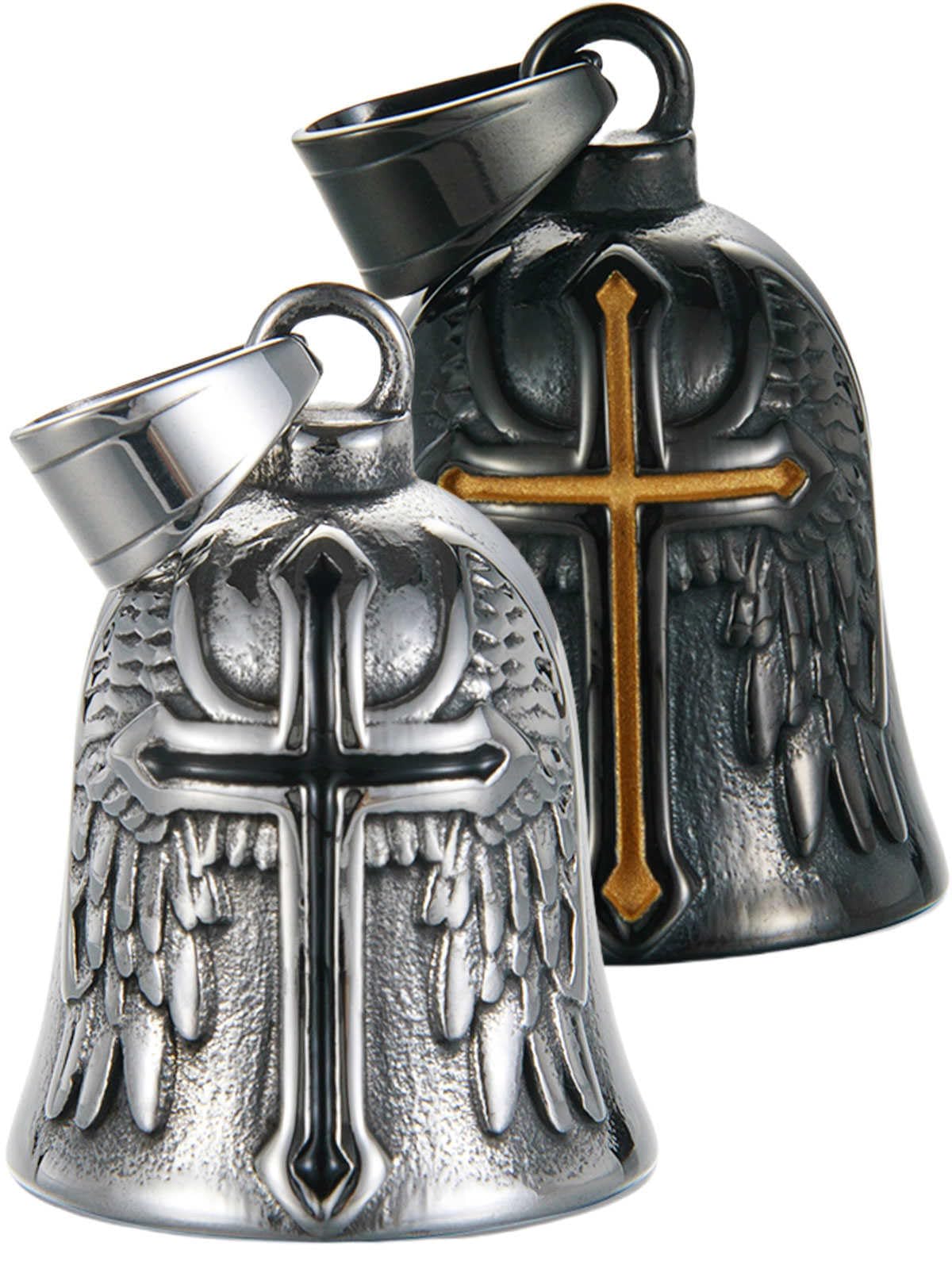Motorcycle Bell Guardian Angel Gremlin Lucky Charm Gift For Riders