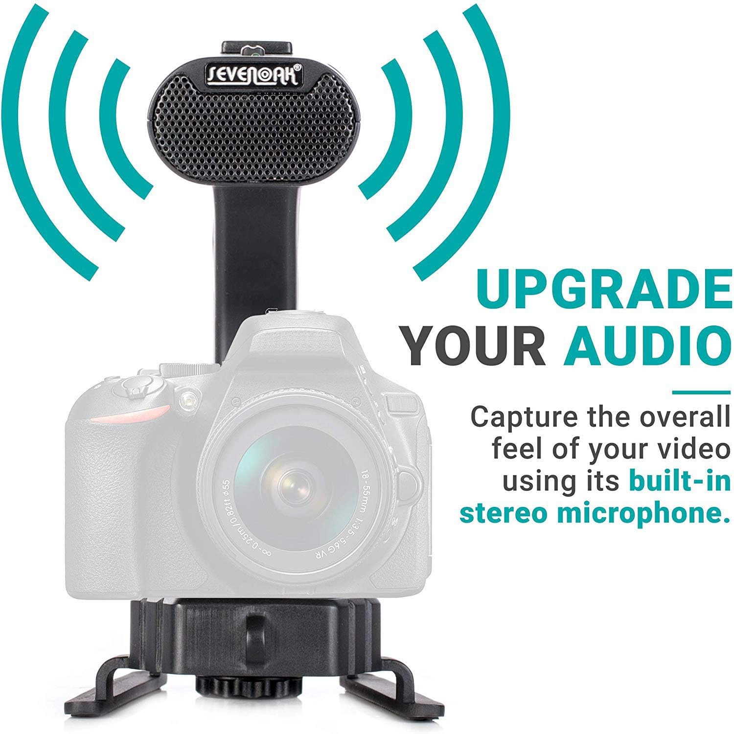 Get Special Price Sevenoak MicRig Universal Video Grip Handle with Integrated Stereo Microphone, Windscreen, and Shoe Extender Bracket for DSLR Cameras, iPhone, Android Smartphones and GoPro HERO3, HERO3+ and HERO4