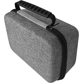 Protective Carrying Case Portable Storage Box for Projector with Soft Velvet Interior
