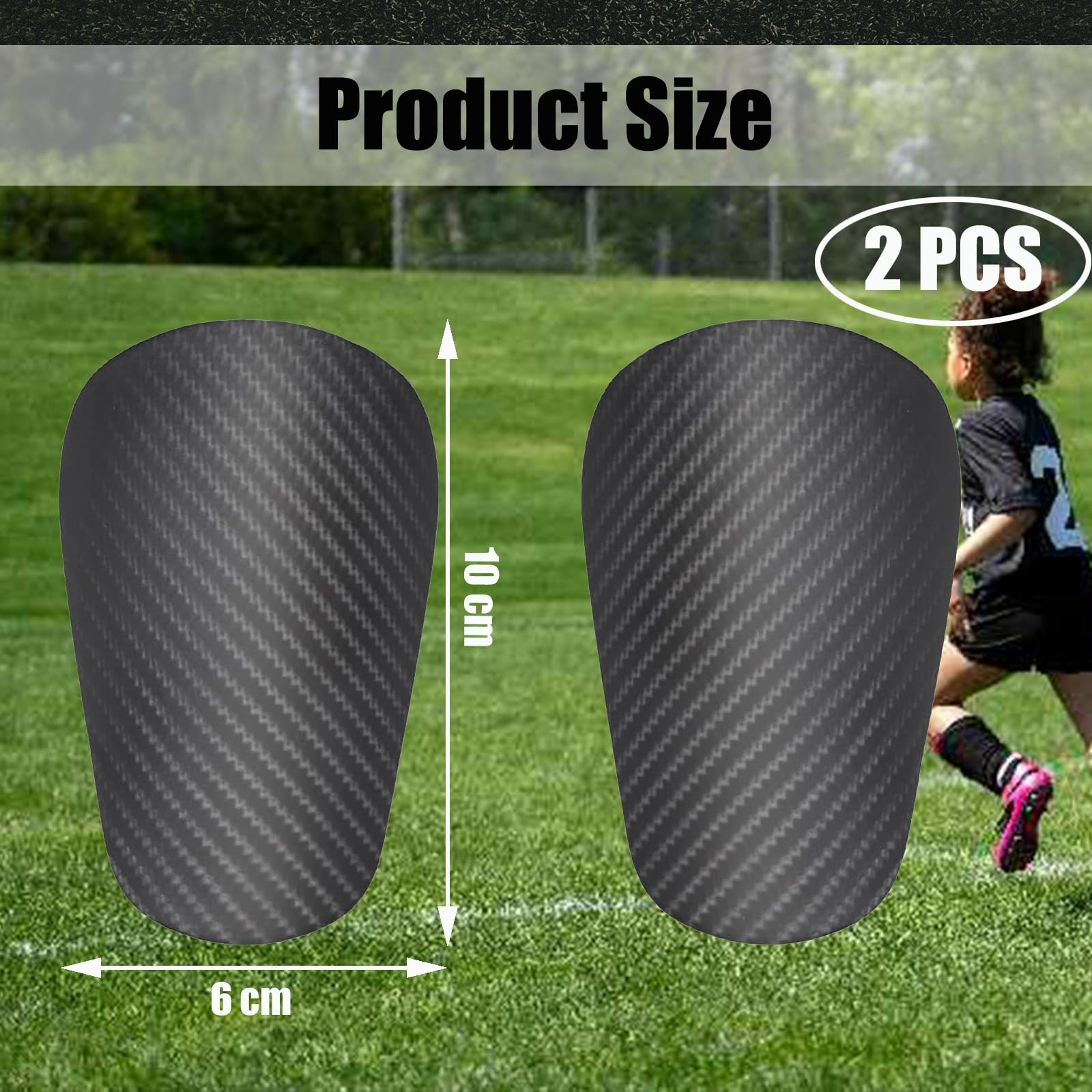 2 Pezzi Mini Parastinchi Calcio 10 x 6 cm Mini Parastinchi Equipaggiamento Parastinchi da calcio Parastinchi Piccoli per ragazzi e adulti