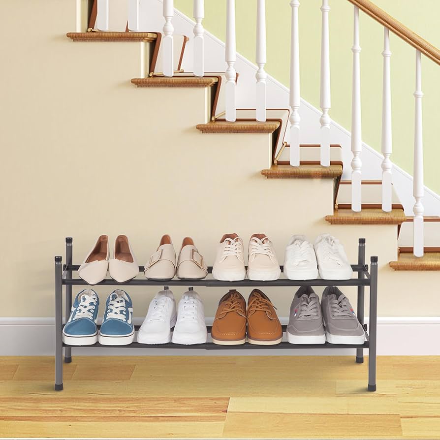 棚・シェルフ・ラック hysteric glmour STACKABLE SNEAKERS RACK Amazon.com: Stackable modern vertical multi-layer clear