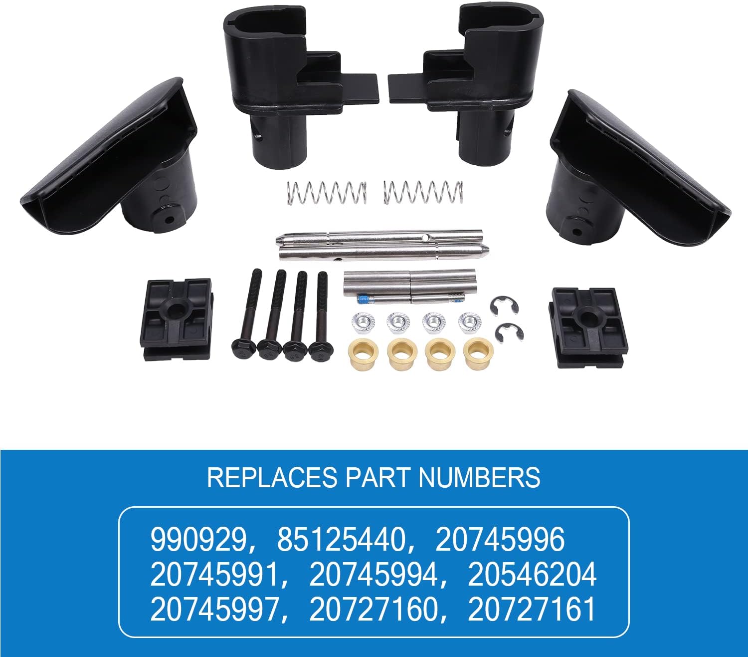 Chassis Fuel Tank Fairing Handle Kit 30 Pcs replacement for Volvo VNL VN 2004-2017, Heavy Duty 85125440 20745996 20745997 20727160 20727161 20745991 20745994 990929 20546204, Bolt-On Truck Accessory