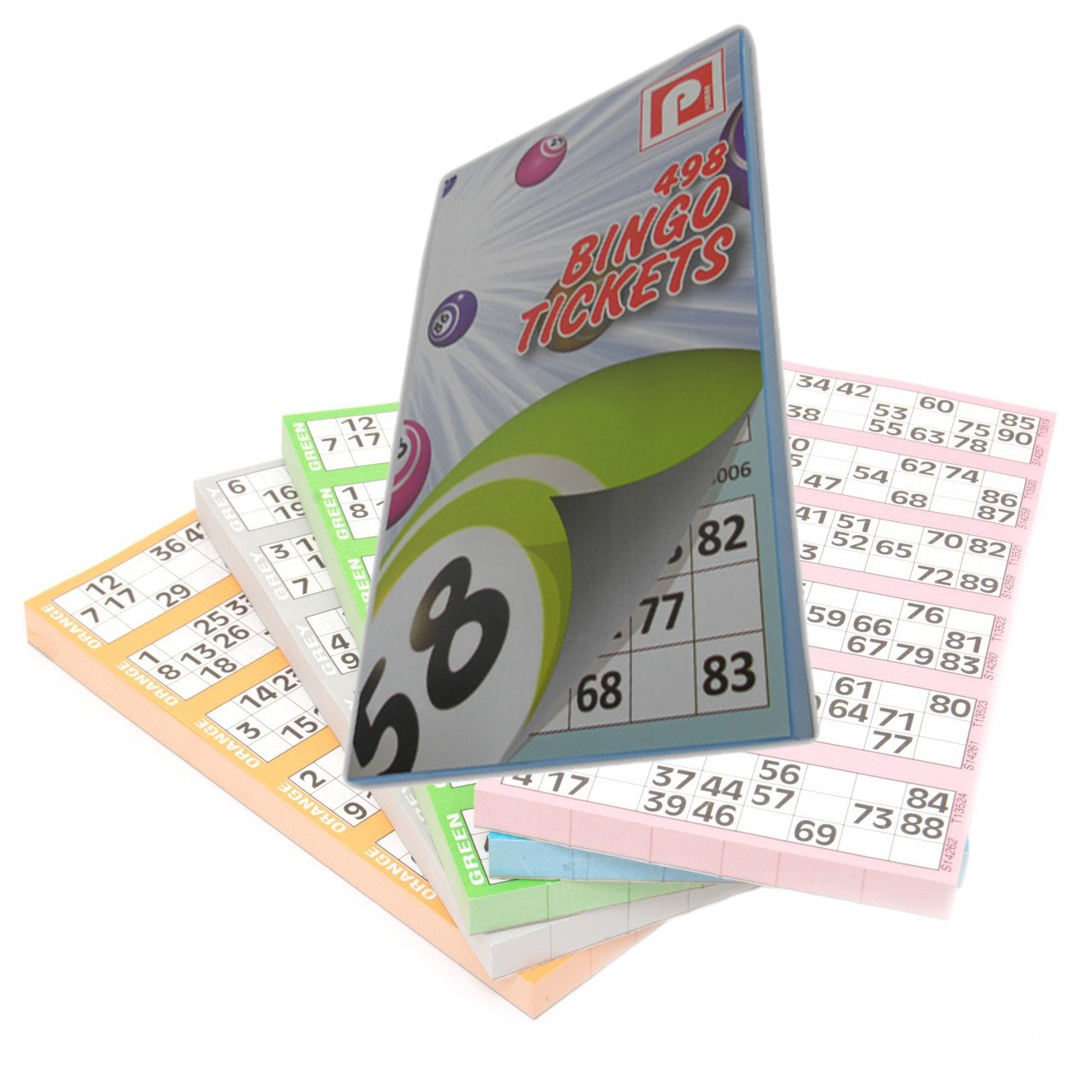 Pennine Bingo Tickets, Multi-Colour, 498-Piece