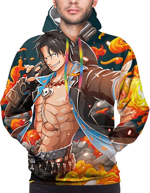 Amazon Co Jp カジュアル カップル プリント プルオーバー 長袖パーカー 暖かい フード付き スウェットシャツ ワンピースエース3 ファッション ゆったり 大きいサイズ パーカー防寒 保温する 春 秋 冬季 男女兼用 ファッション