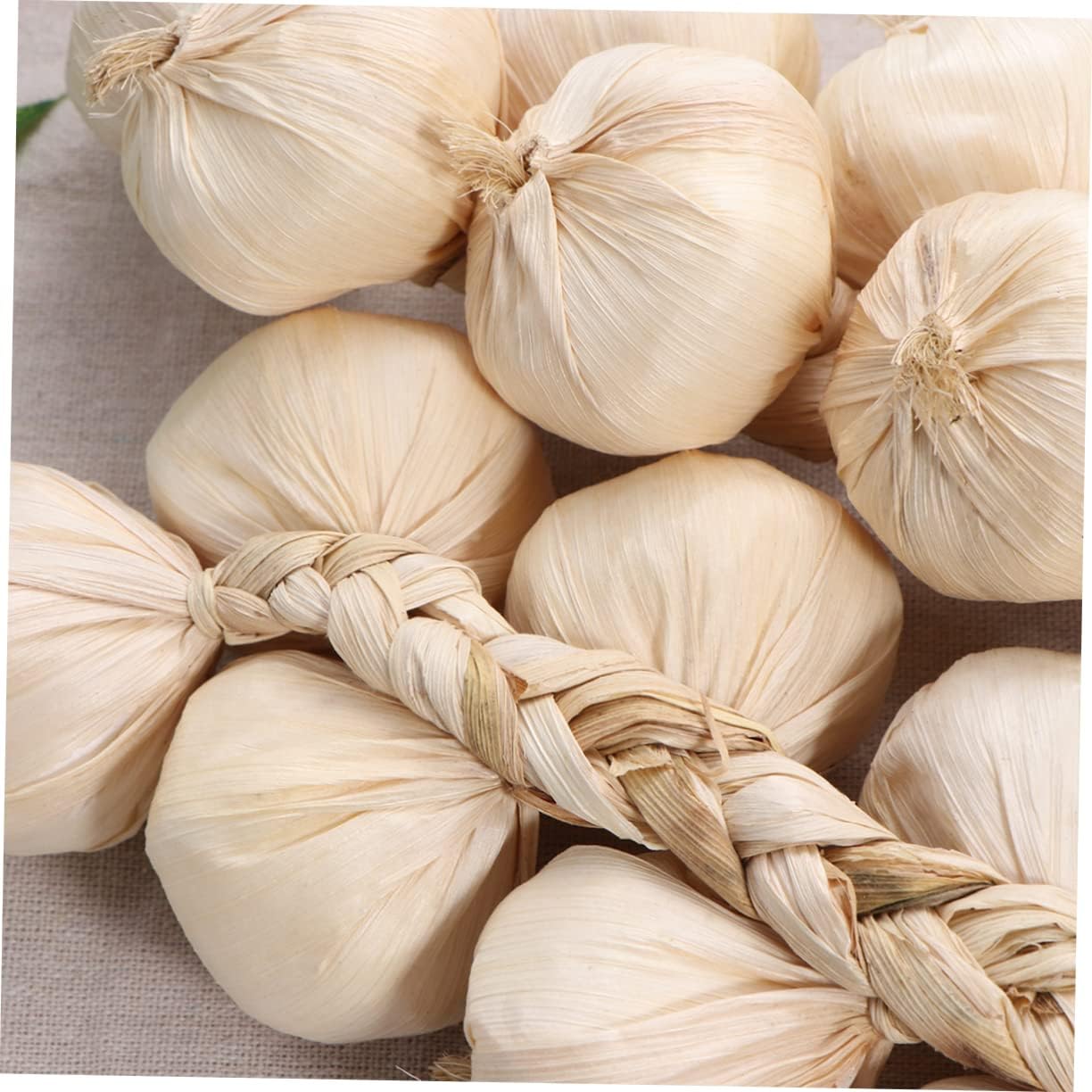 2pcs 20 Strings Garlic Heads Artificial Vegetables Decorations Simulation Artificial omatome Fake Vegetable Artificial Garlic Halloween Decorative Pro