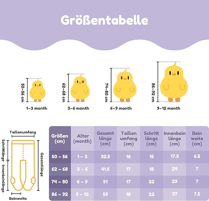 L&K-II 2768 Kruipmaillot voor baby's, meisjes, jongens, panty met ABS-zool, antislip, noppen, auto, vliegtuig, leeuwmotief, 2768F-1-serie, 80/86 cm