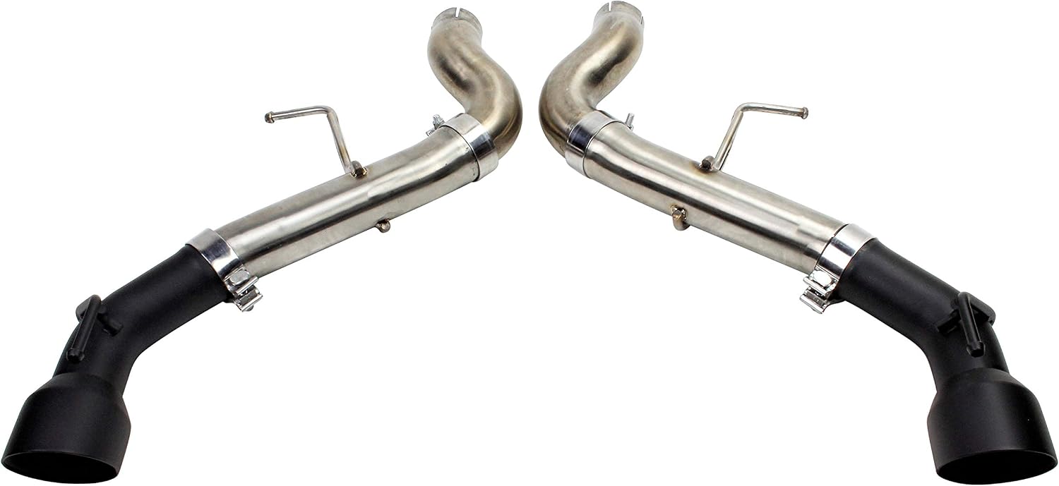 Mishimoto MMEXH-CAM4-16ADTRBK Dual Tip Race Axleback Exhaust Fits Chevrolet Camaro 2.0T 2016-2018 Black