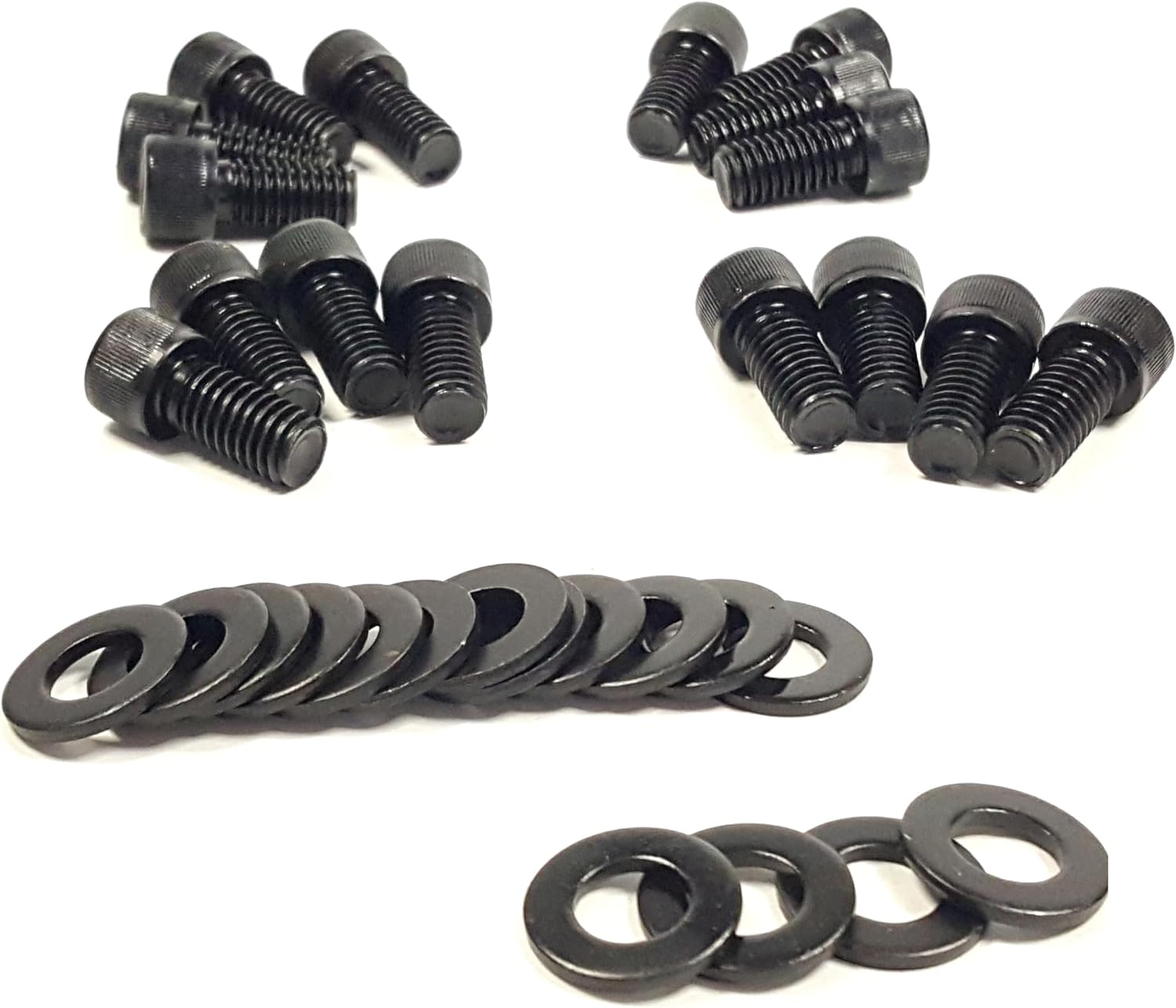 SBF Exhaust Header Bolt Kit bolts Compatible with Ford Small Block V8 Engines 260 289 302 351W 351C 5.0L Mustang EFI