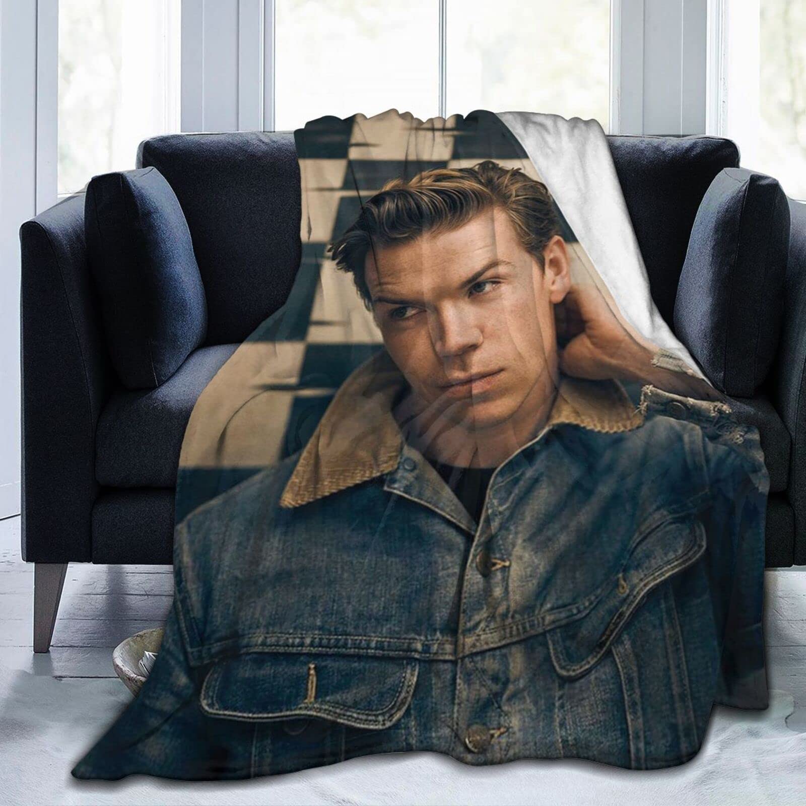 YINGD Will Boy Poulter Flannel Blanket Bedding Fleece Blanket Soft Thow Blankets Air Conditioning Blanket For Sofa Couch Living Room