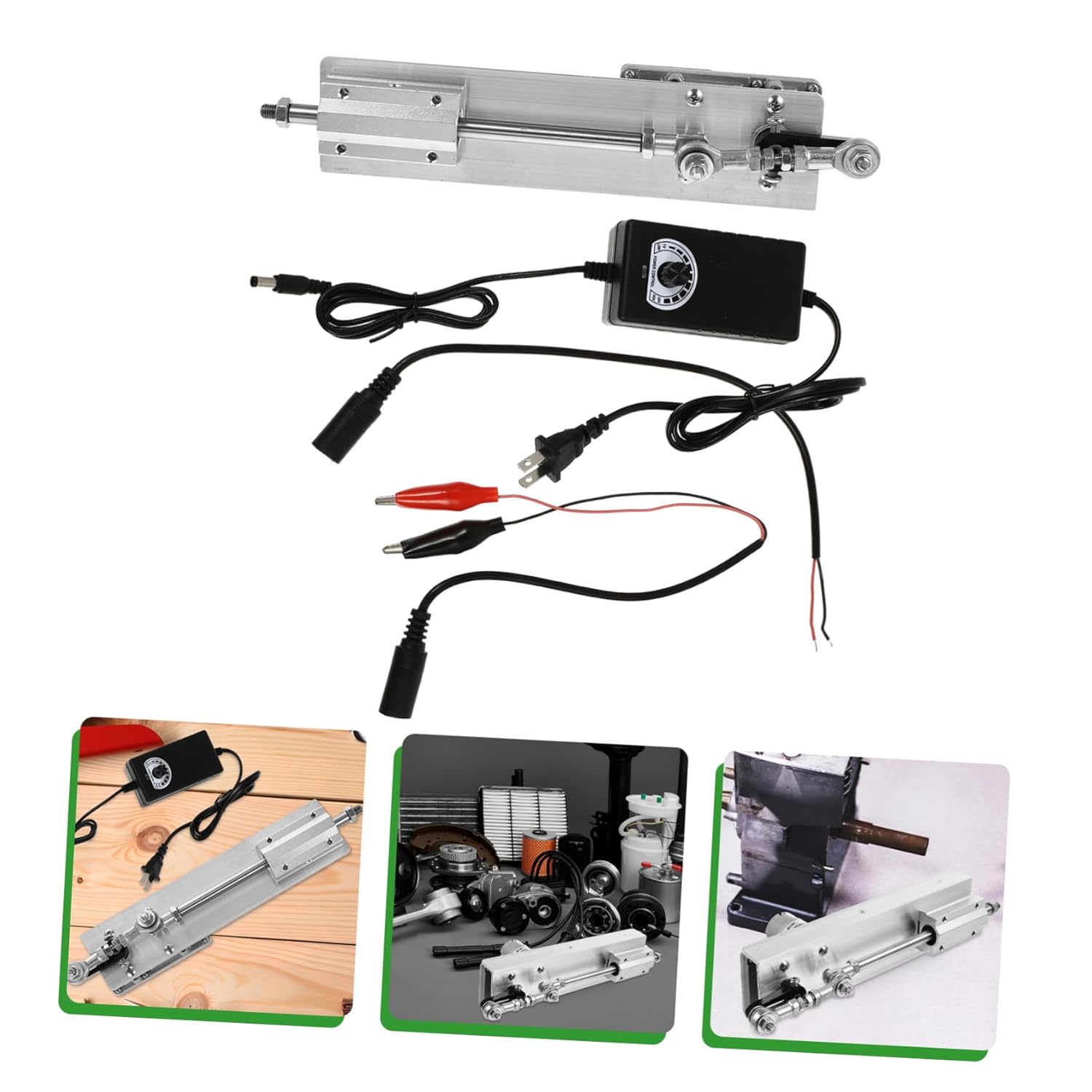 ERINGOGO Adjustable Telescopic Linear Actuator 2-8cm Speed Controller Electric Motor for DIY Projects and Linear Motion Applications