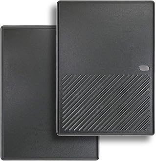 GFTIME 43 cm x 32 cm Griddle for Landmann Triton 3 and 4 Burners, Enders Boston 4, Enders Monroe PRO 4, Gas Grill Cast Iron Plancha, 1 Pack