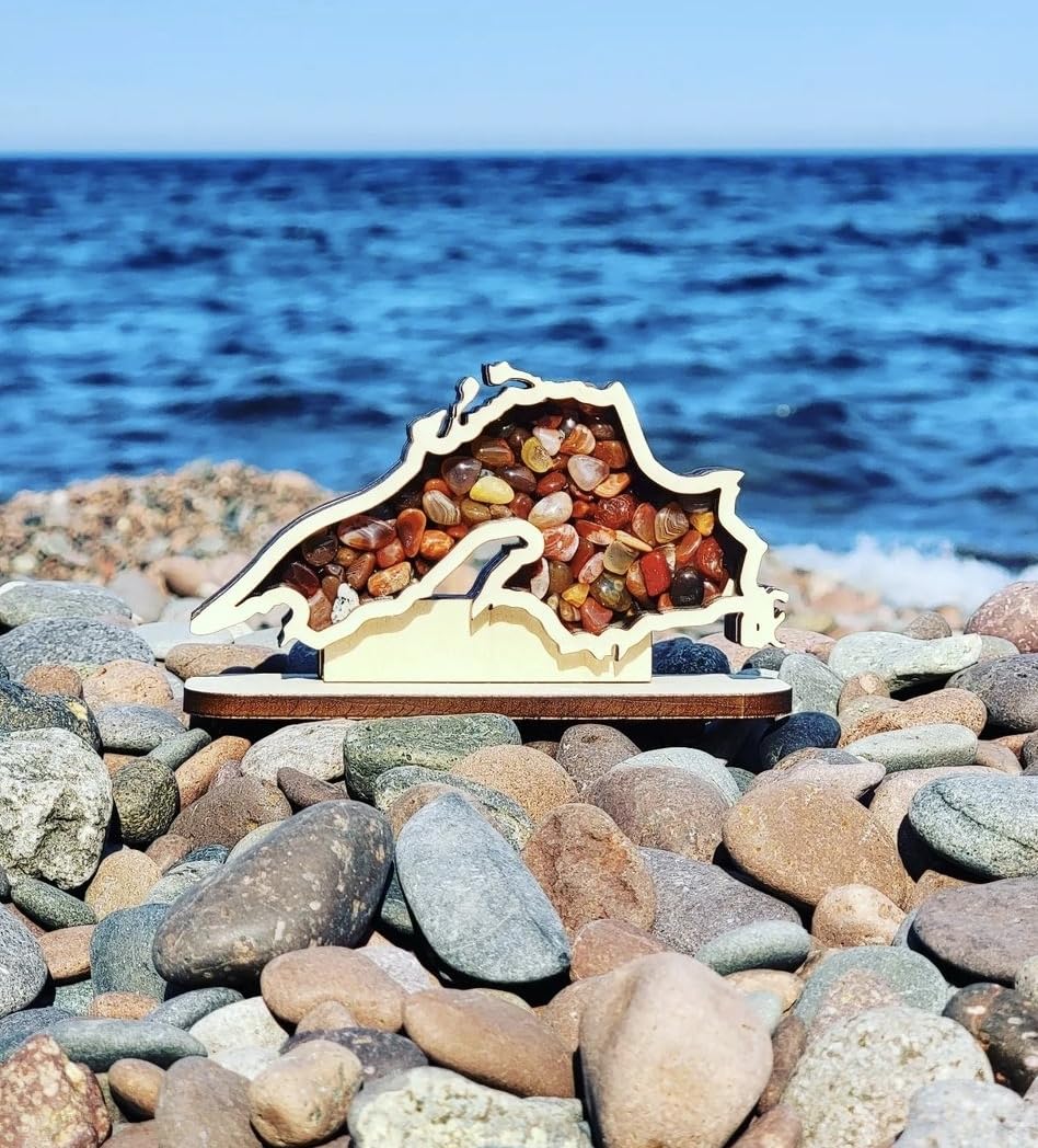 Generic Lake Superior Shadow Box (Mini) Made in USA, Maple