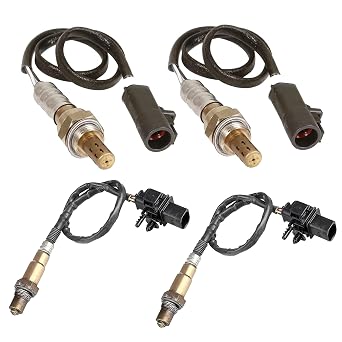 234-5113 234-4127 مستشعرات الأكسجين العلوية والسفلية المتوافقة مع فورد E-150 فان 2014-2009 محرك V8 سعة 5.4 لتر بديل لـ 17263 17475 Sg1803 Sg1804 4 قطع