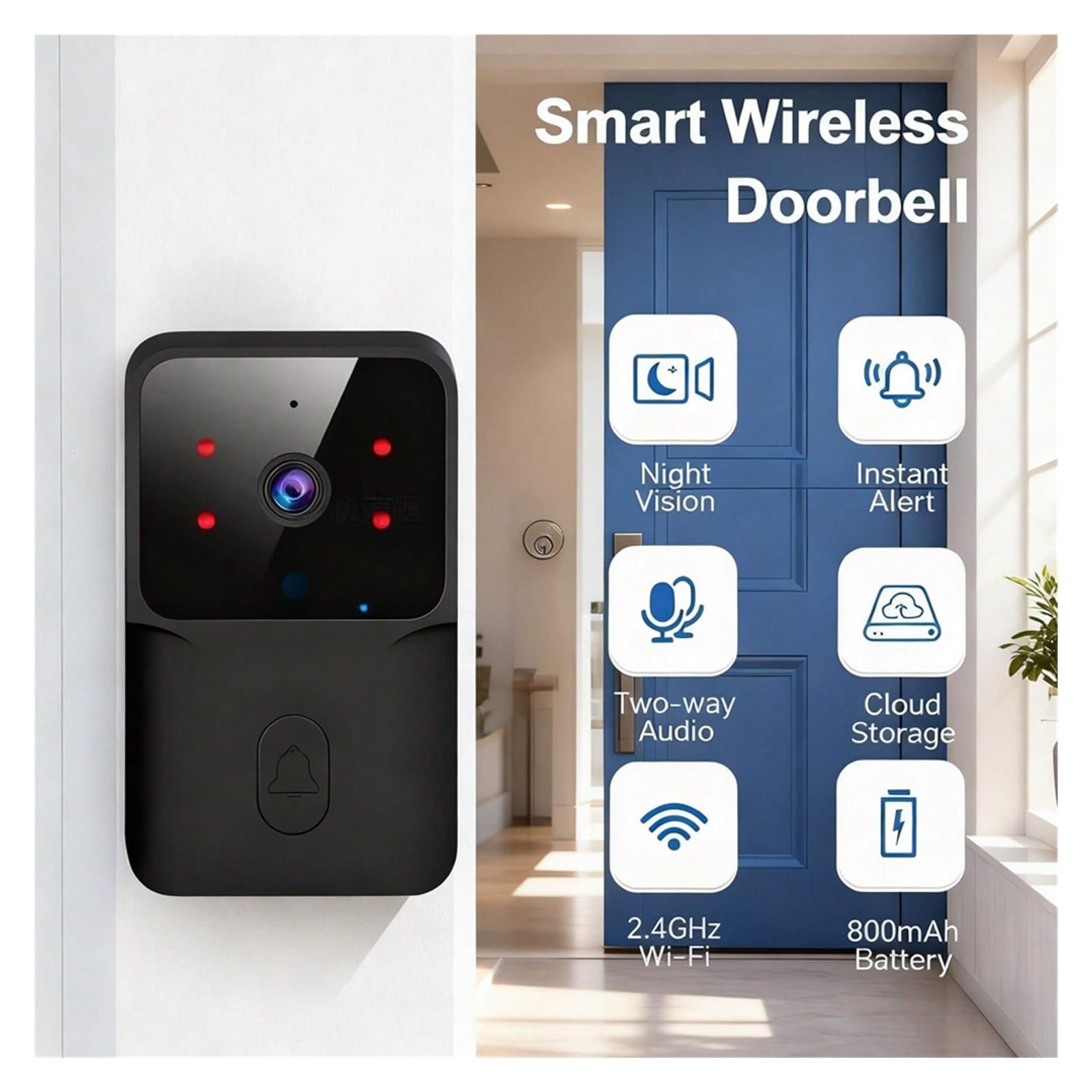 Sonnette sans Fil WiFi Intelligente