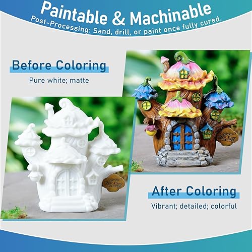 Miniatura 3 de Resina de poliuretano de 64 onzas, 10 minutos de curado rápido, resina de poliuretano para fundición, manualidades, fabricación de joyas y prototipos