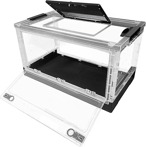 Hámster crianza Casa Reptil crianza jaulas con ruedas (tamaño grande)