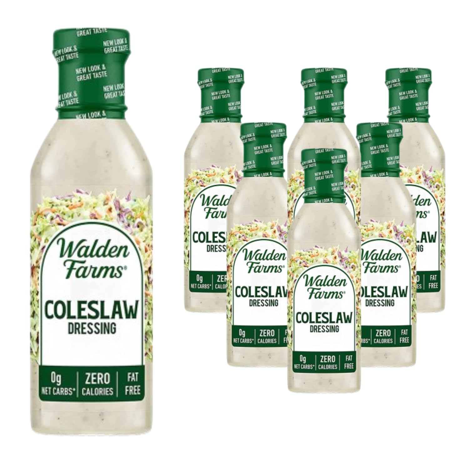 Amazon.com : Walden Farms Coleslaw Dressing – Calorie-Free, Gluten-Free,  Low Carb, Keto-Friendly, Sugar-Free, Fat-Free, Dairy-Free Creamy Coleslaw  Flavor – 6-Pack, 12 oz Bottles : Grocery & Gourmet Food